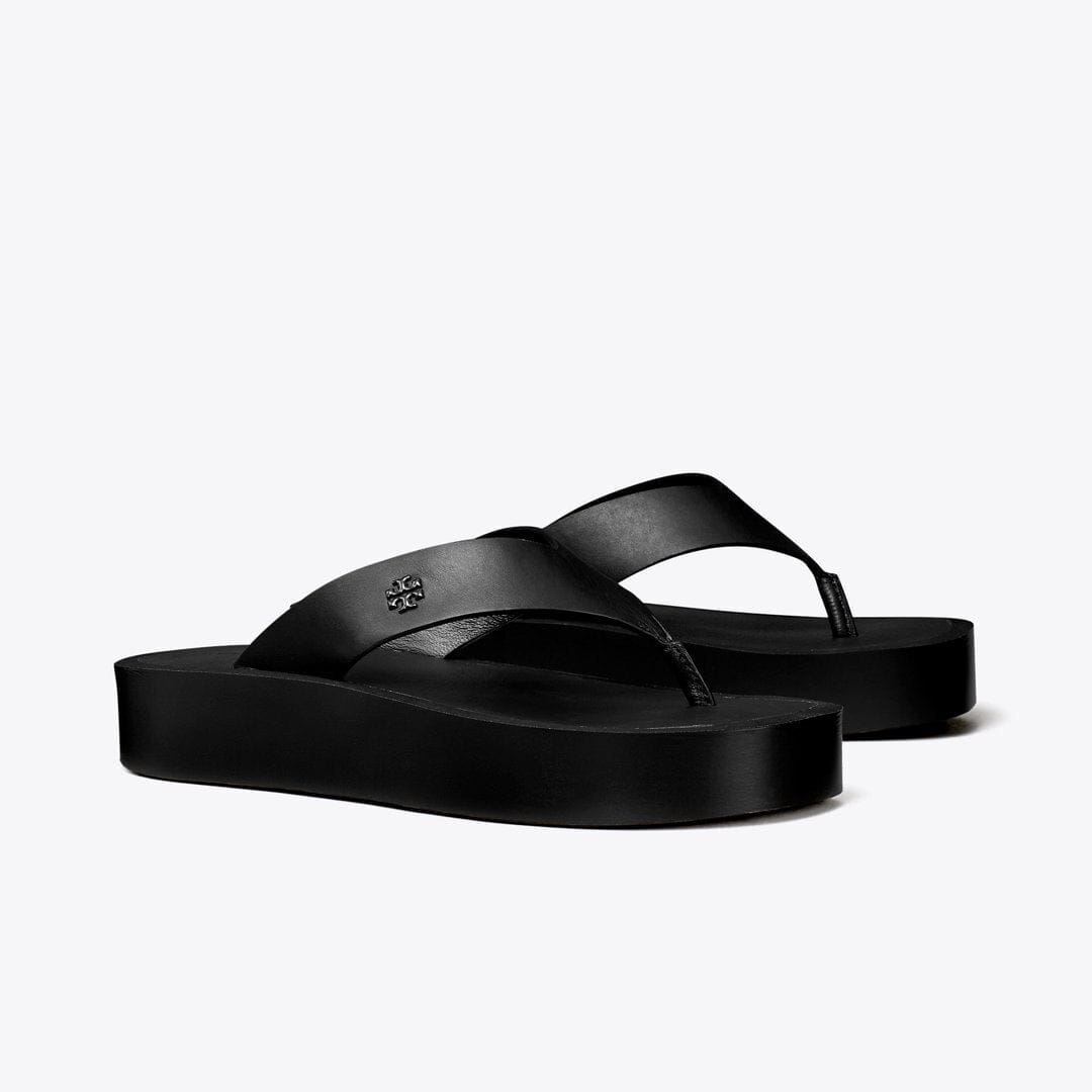 Tory Burch Platform Flip - Flop Black / Black