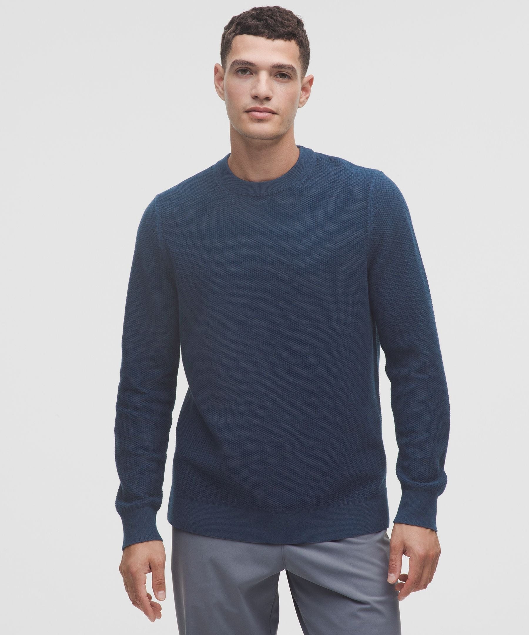 Lululemon Textured Knit Crewneck Sweater