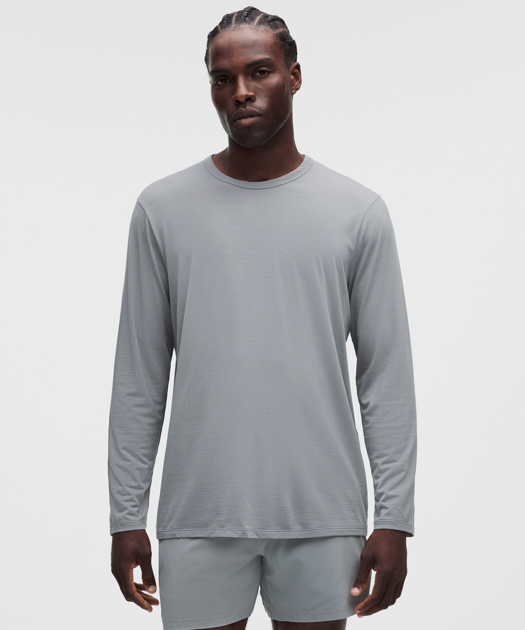 Lululemon Mile Maker Merino Wool - Blend Long - Sleeve Shirt
