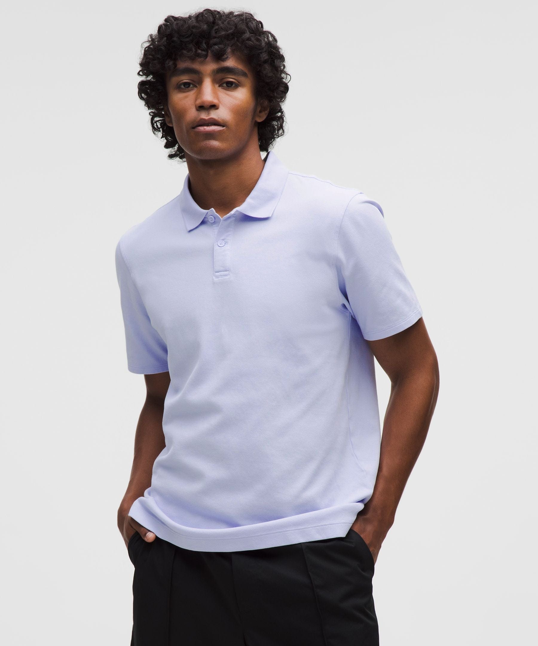 Lululemon Cotton Pique Short - Sleeve Polo Shirt
