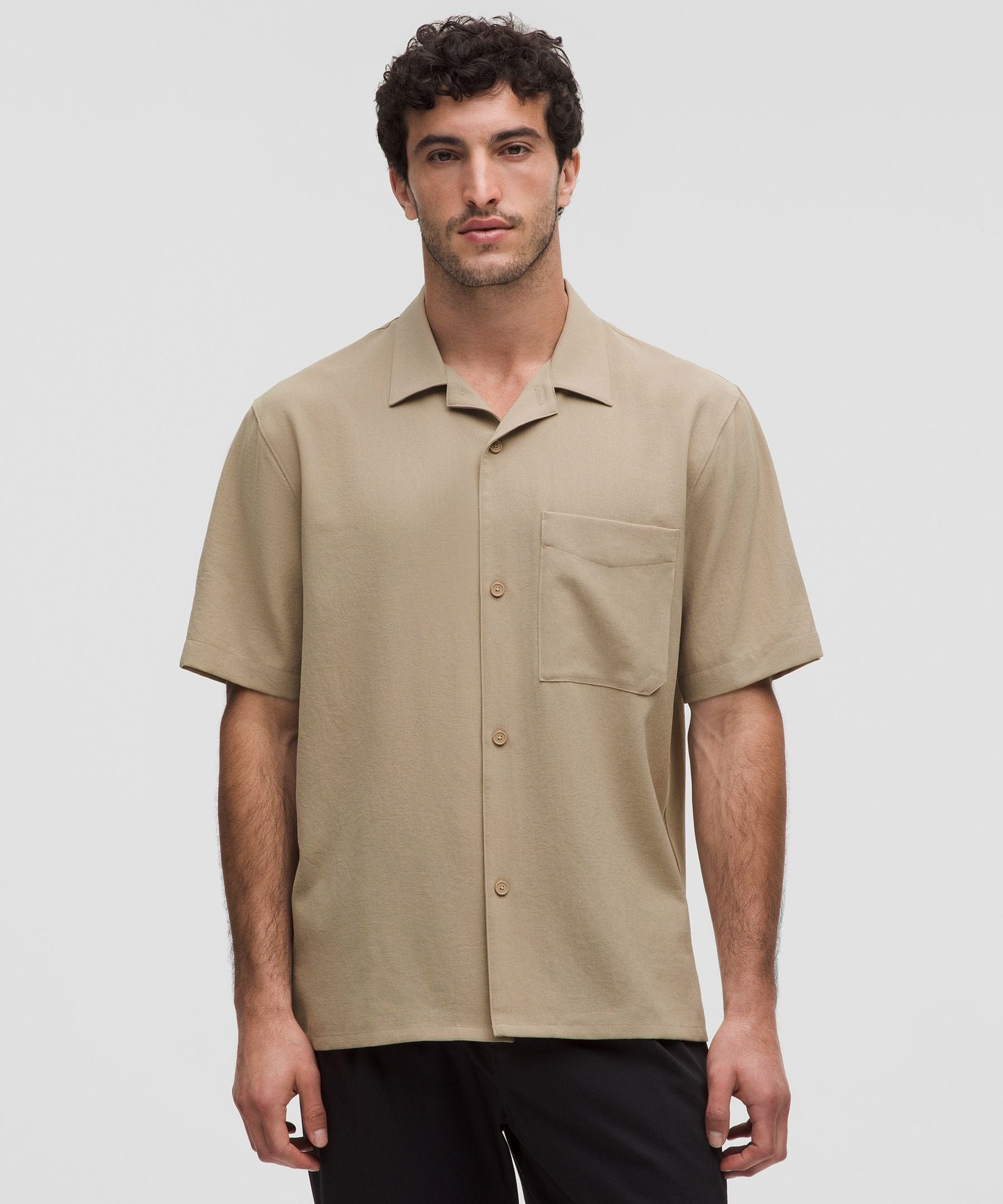 Lululemon Lightweight Camp Collar Button - Up Shirt *Pocket