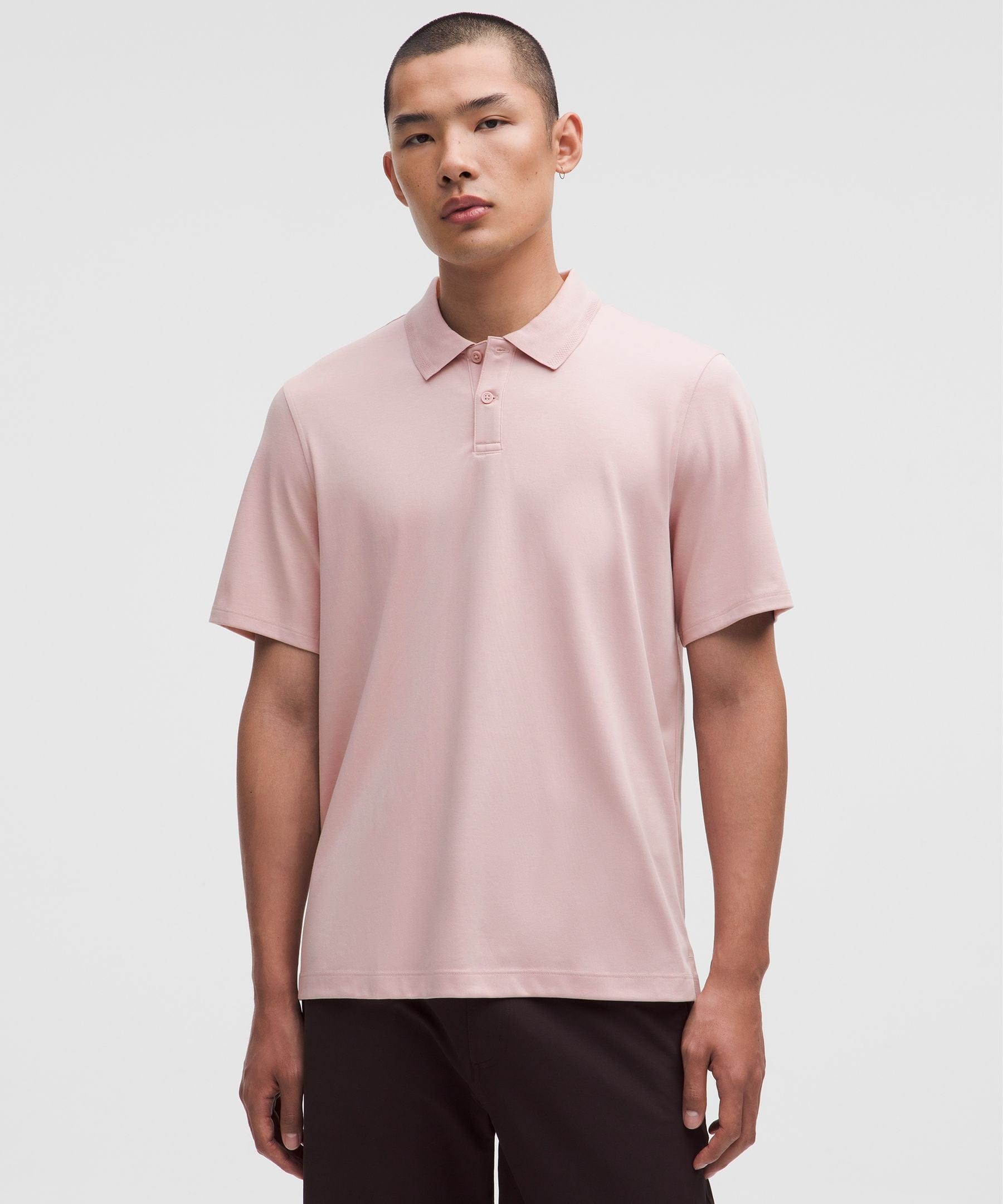 Lululemon Organic Pima Cotton Short - Sleeve Polo Shirt