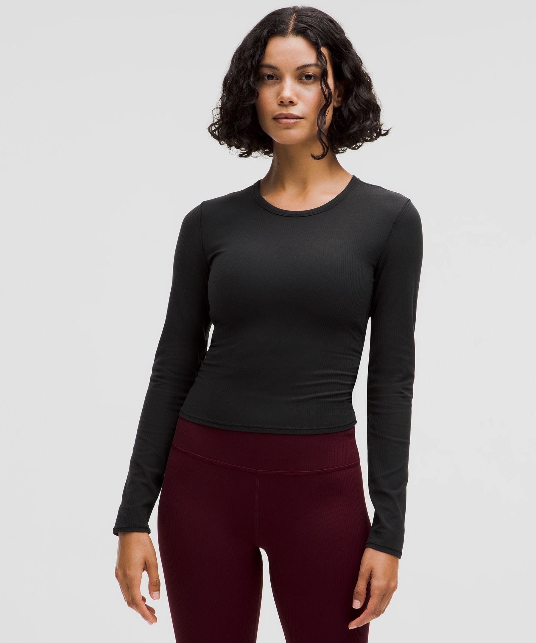 Lululemon Women's All It Takes Back - Twist Ribbed Long - Sleeve Shirt