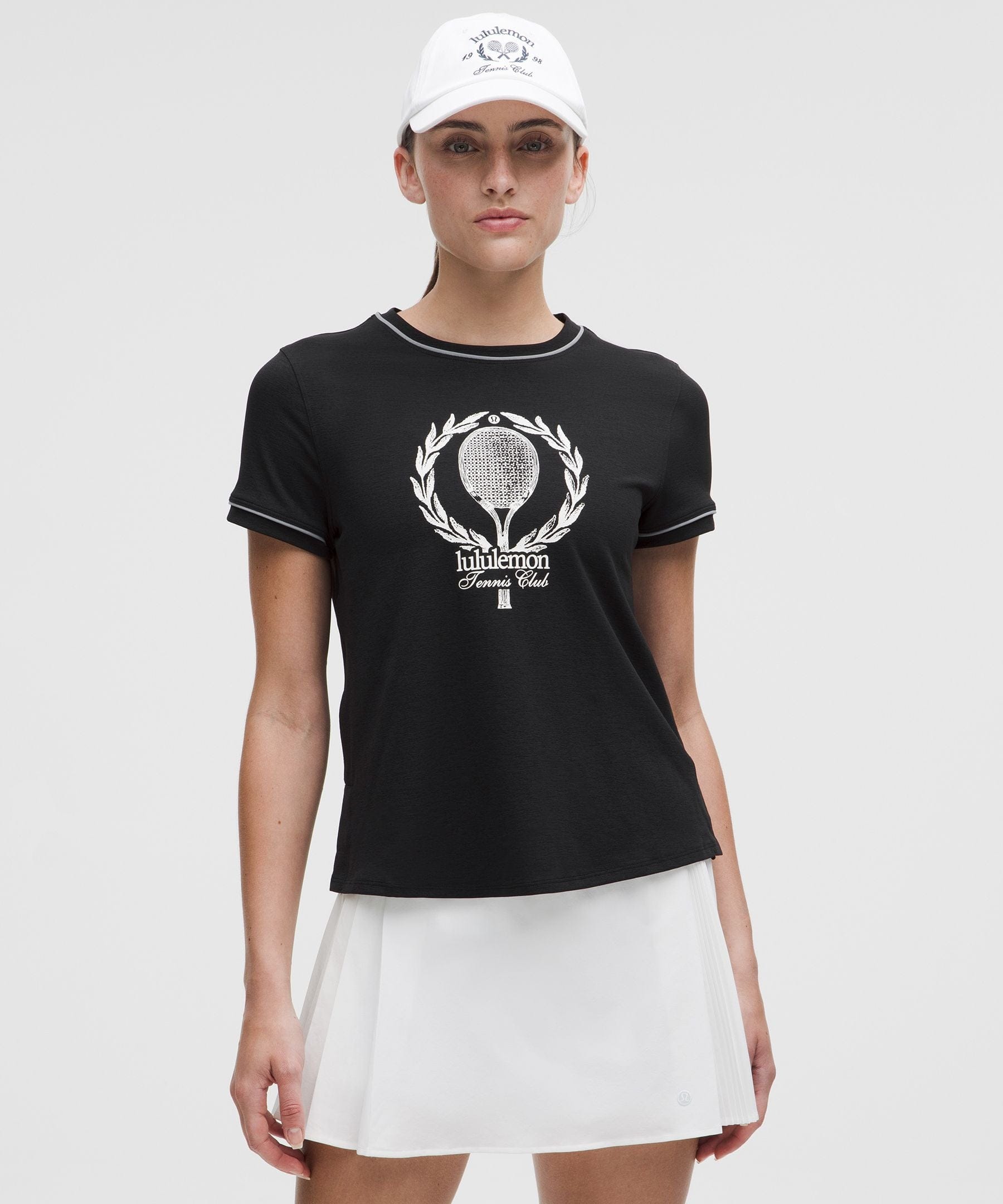 Lululemon Women's Crewneck Tennis Short - Sleeve Shirt *Tennis Club