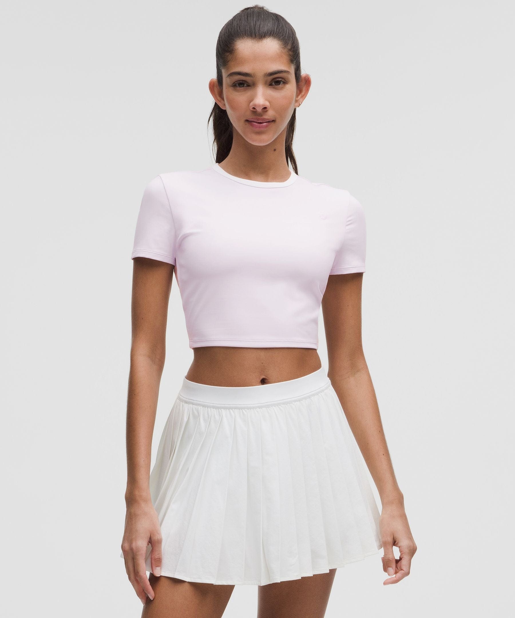 Lululemon Women's Tight - Fit Cropped Shelf - Bra T - Shirt *Light Support, B/C Cup