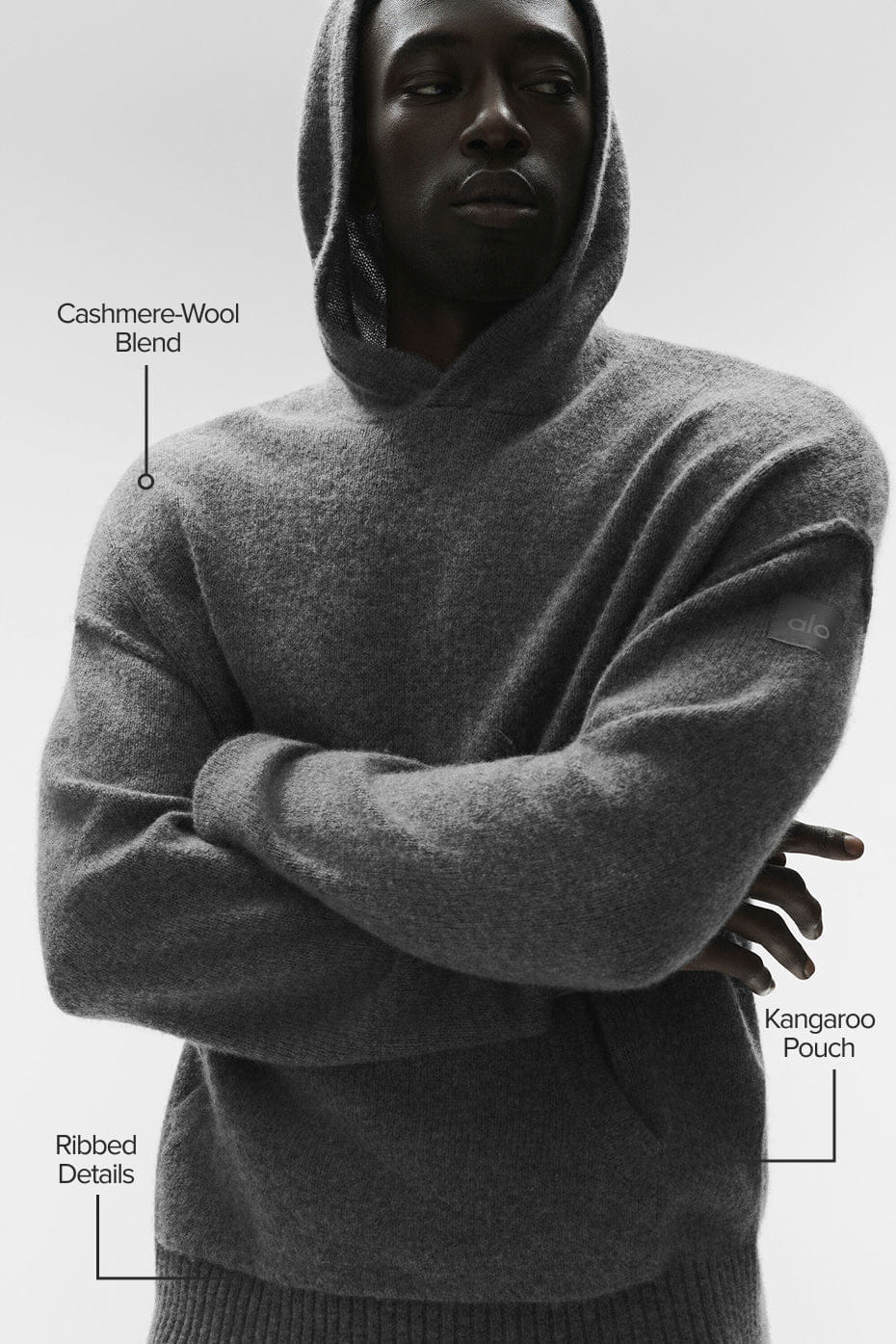 ALO Yoga Wool Cashmere New Class Hoodie