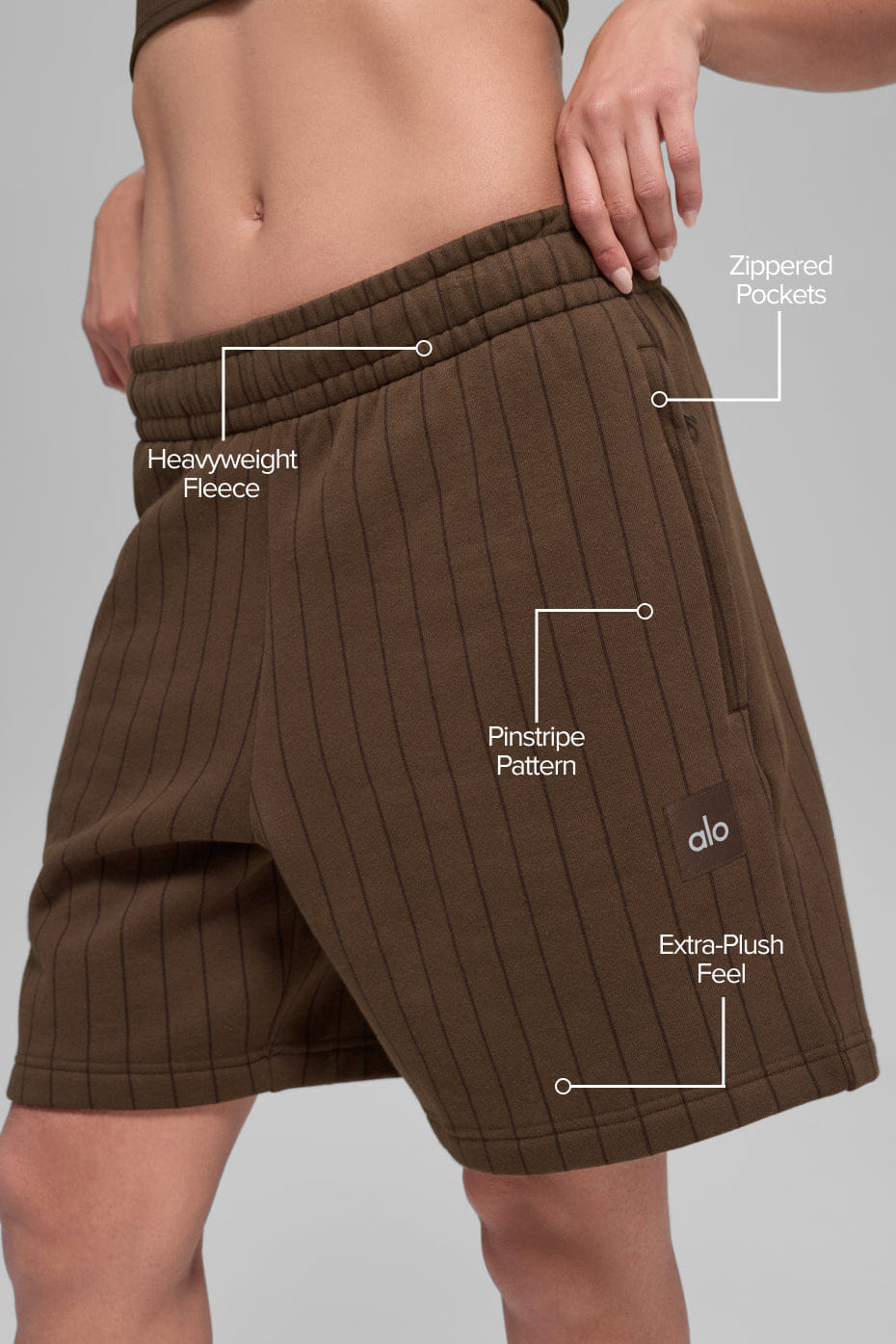 ALO Yoga Women'S 7" Pinstripe Short