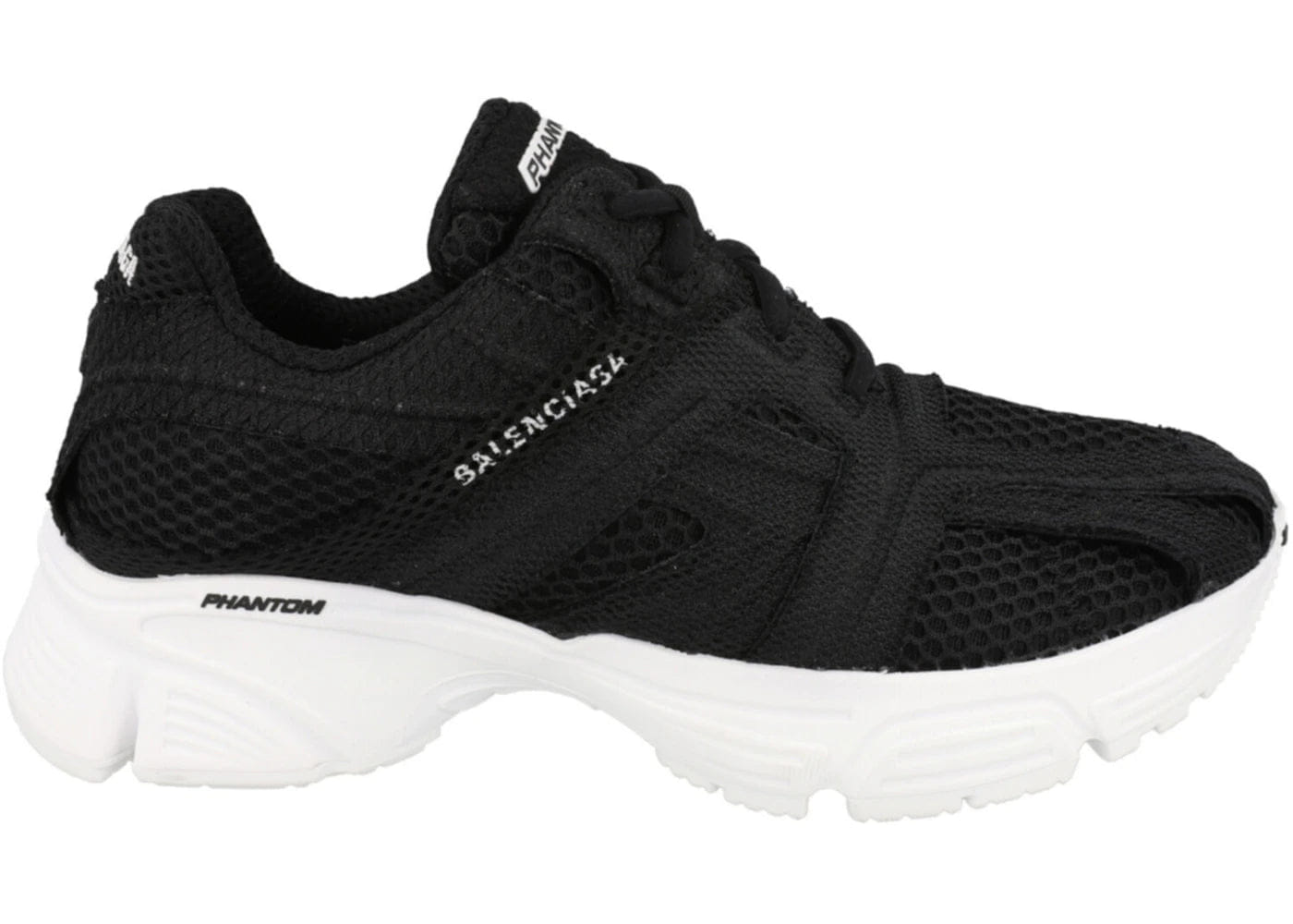 Balenciaga Phantom Low-Top Black White Womens
