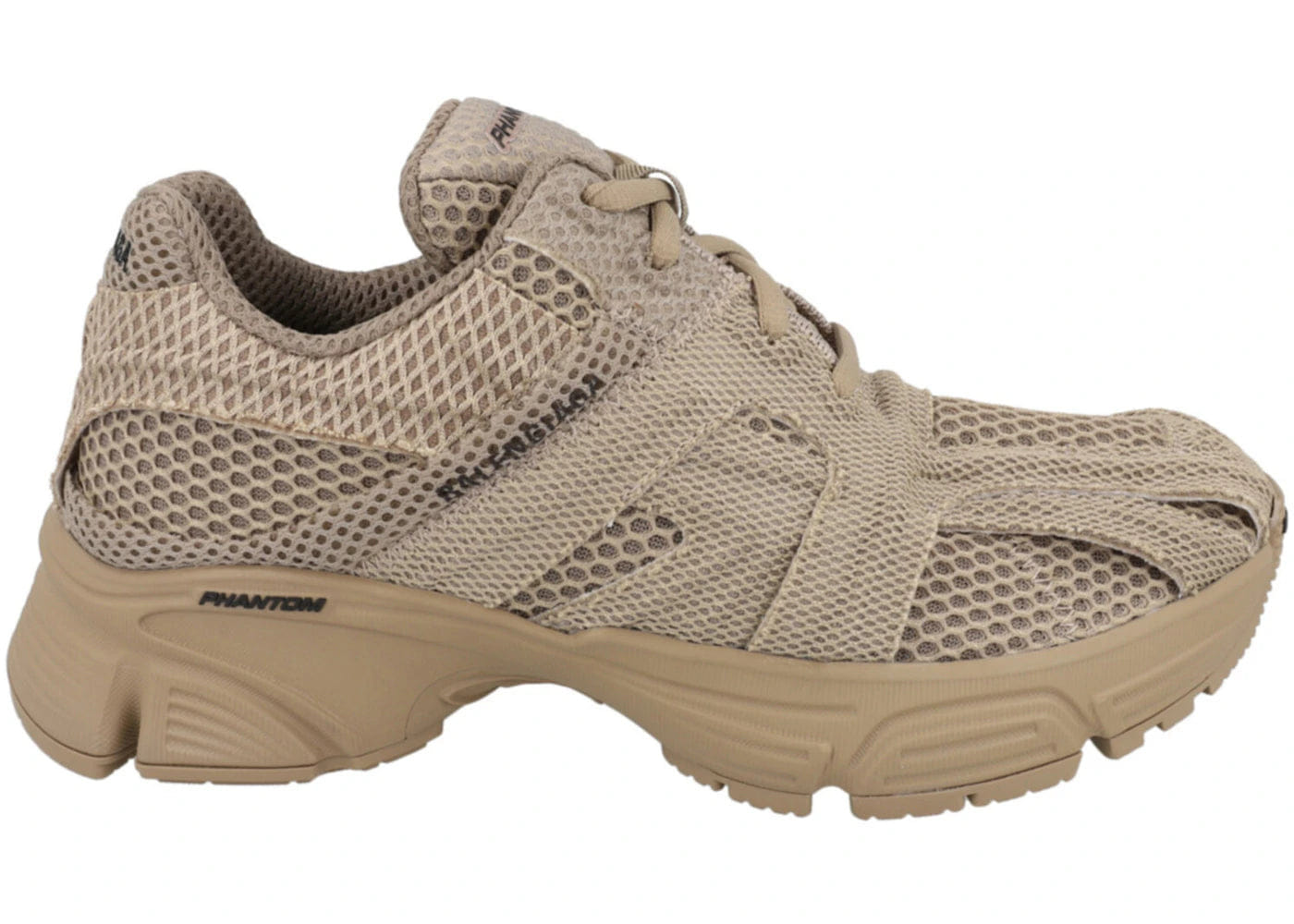Balenciaga Phantom Low-Top Dark Beige Womens