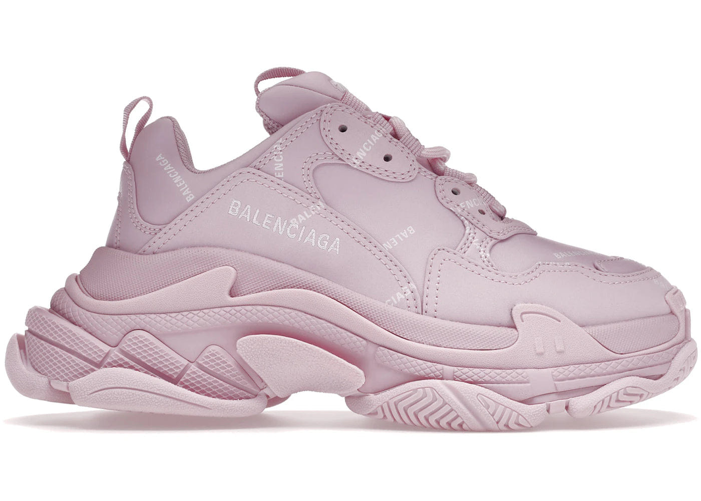 Balenciaga Triple S All Over Pink Womens
