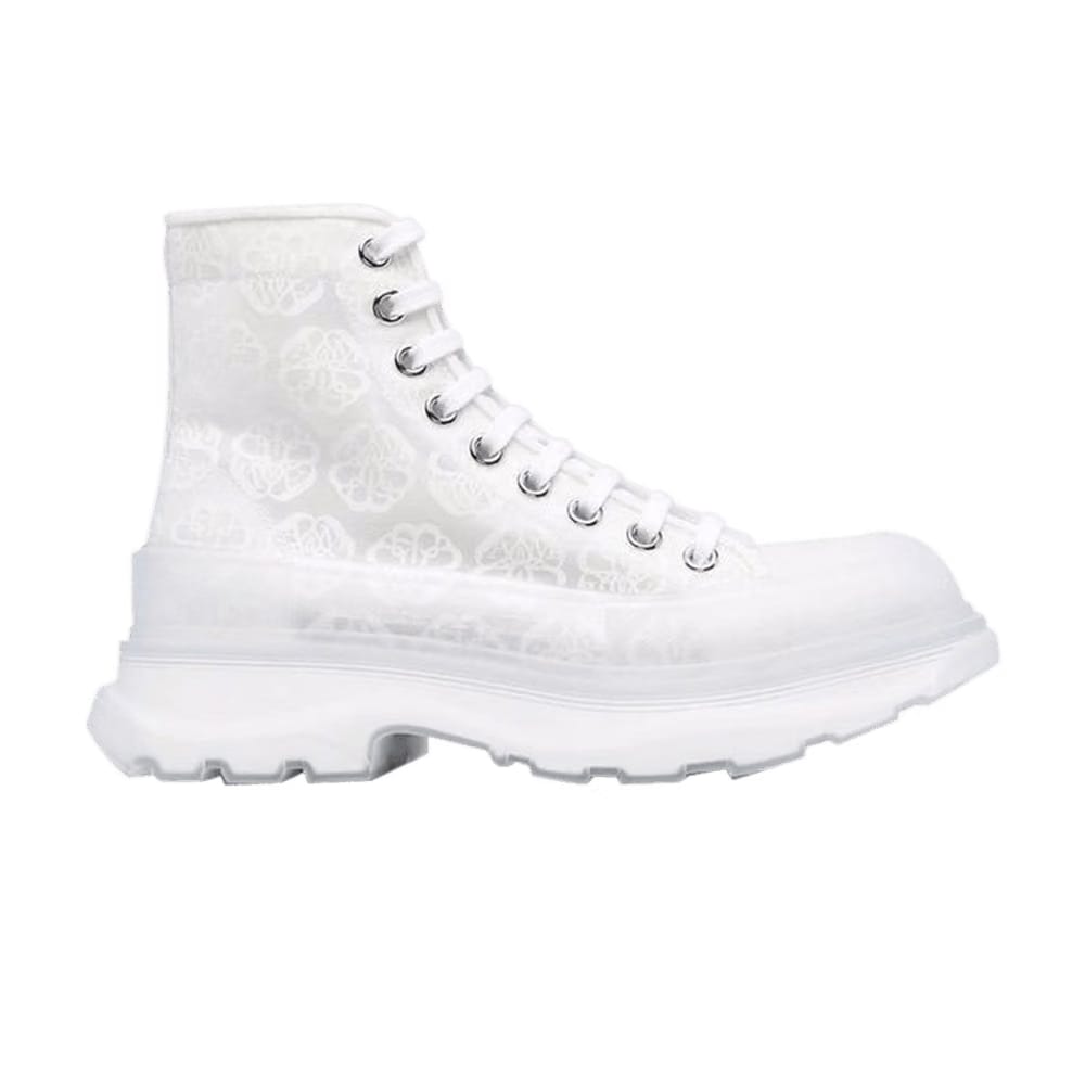 Alexander McQueen Wmns Tread Slick Boot 'White Transparent'