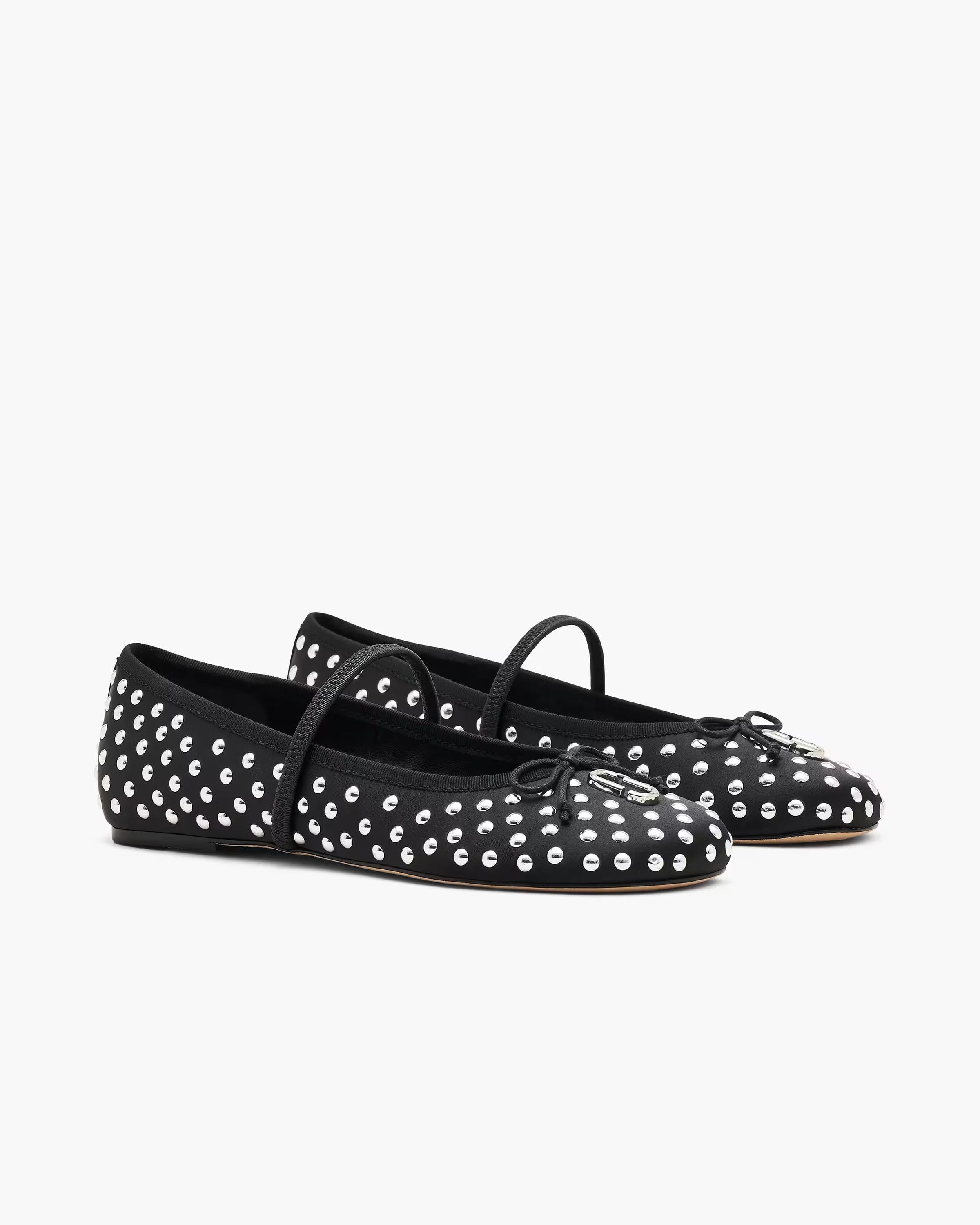 Marc Jacobs The Studded Sabrina Ballerina Black Multi