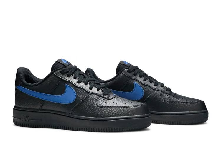 Nike Air Force 1 07 BlackWolf GreyMetallic Silver