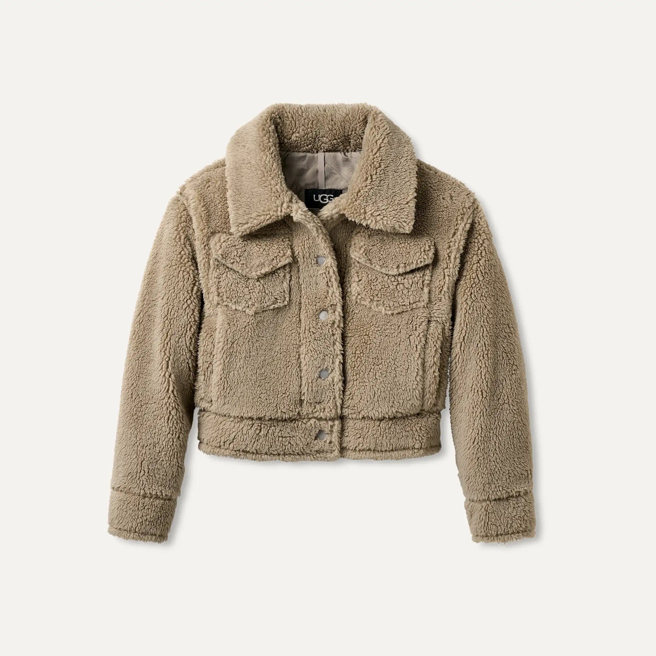 Ugg Frankie Short Trucker Jacket Cobble Grey