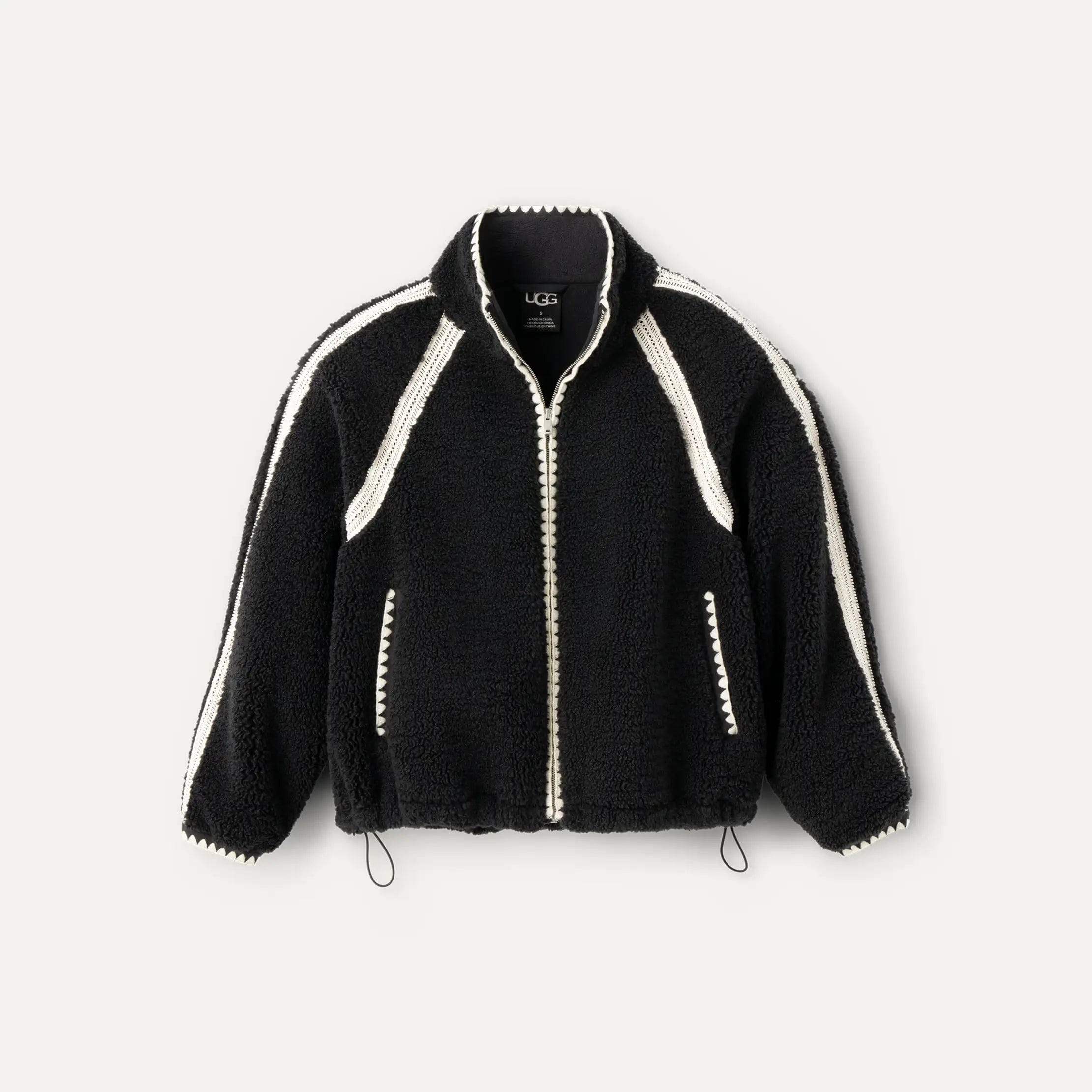 Ugg Nikia Crochet Uggfluff Jacket Black