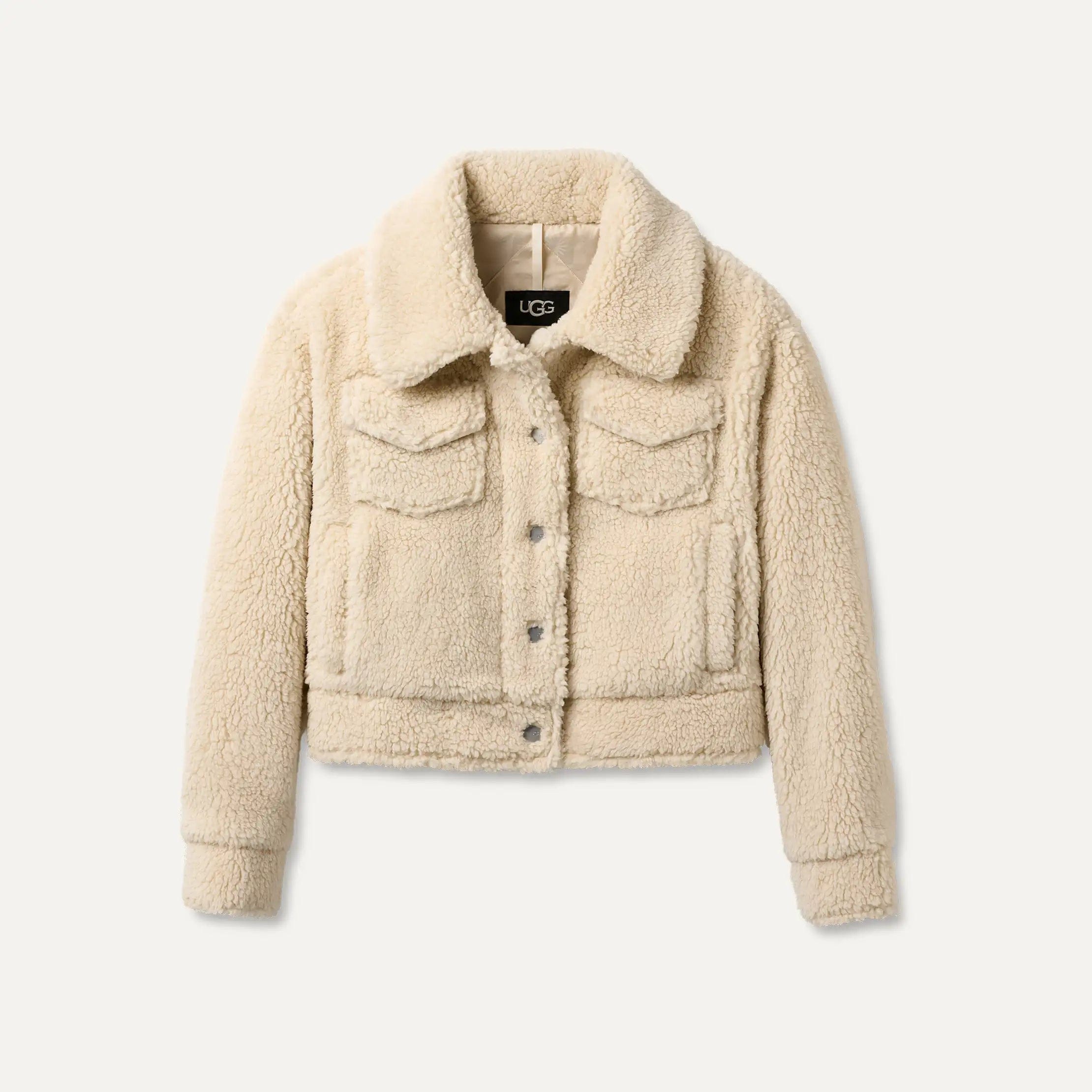 Ugg Frankie Short Trucker Jacket Natural Ii