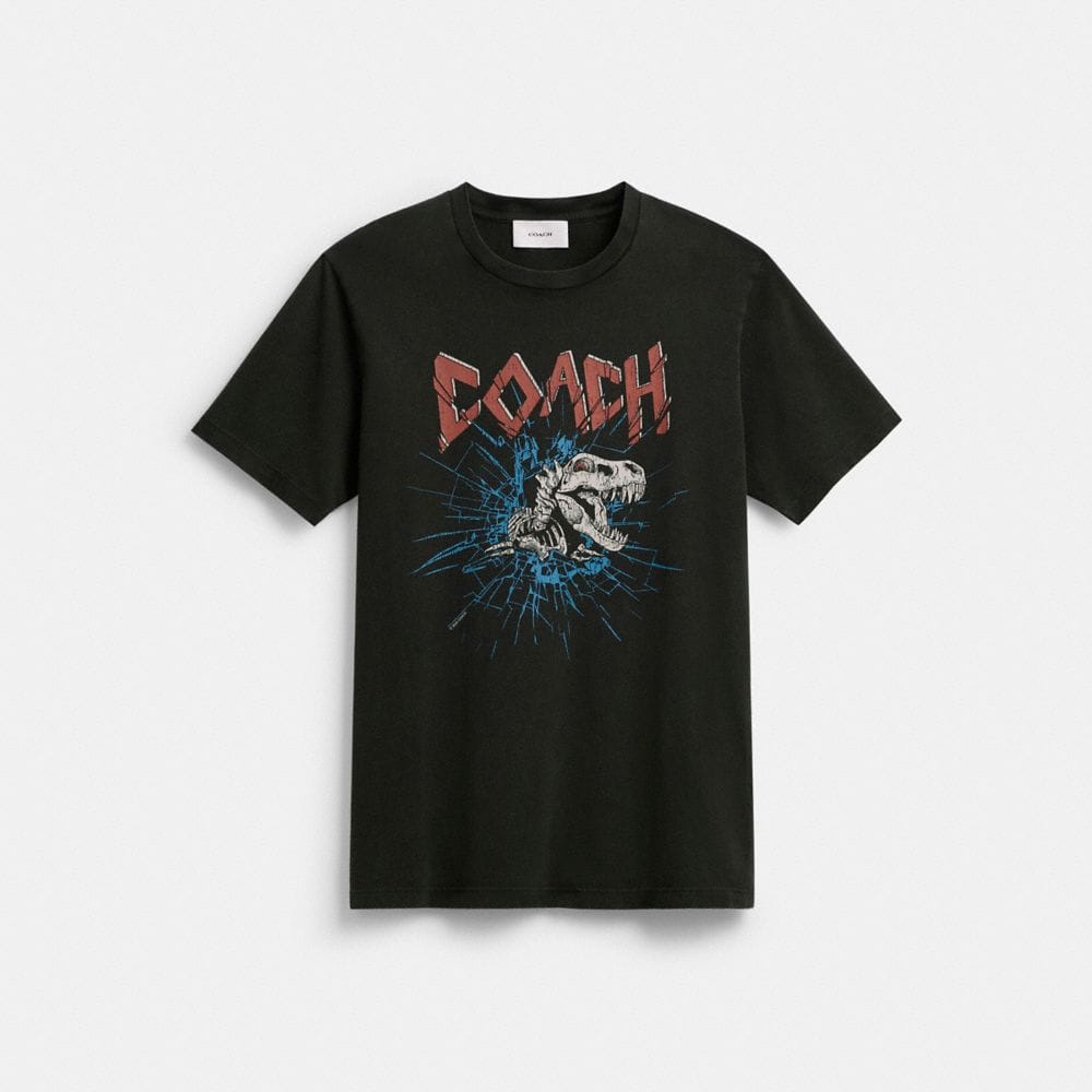Coach Signature Skeleton Rexy T-Shirt Black