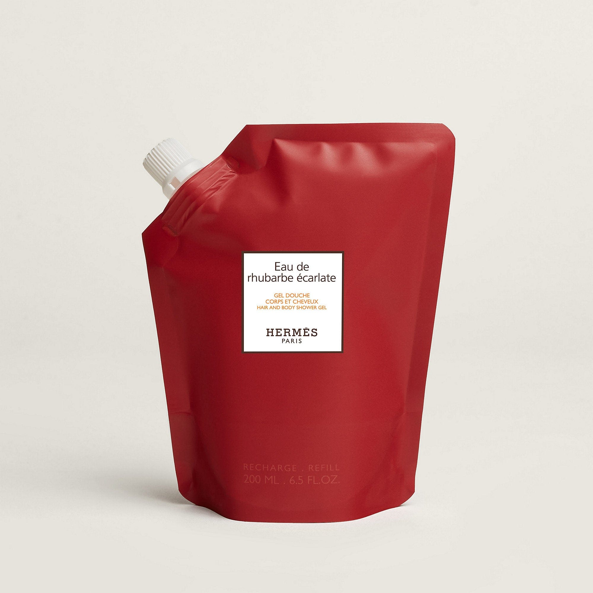 Hermes Eau De Rhubarbe Ecarlate Hair And Body Shower Gel Refill