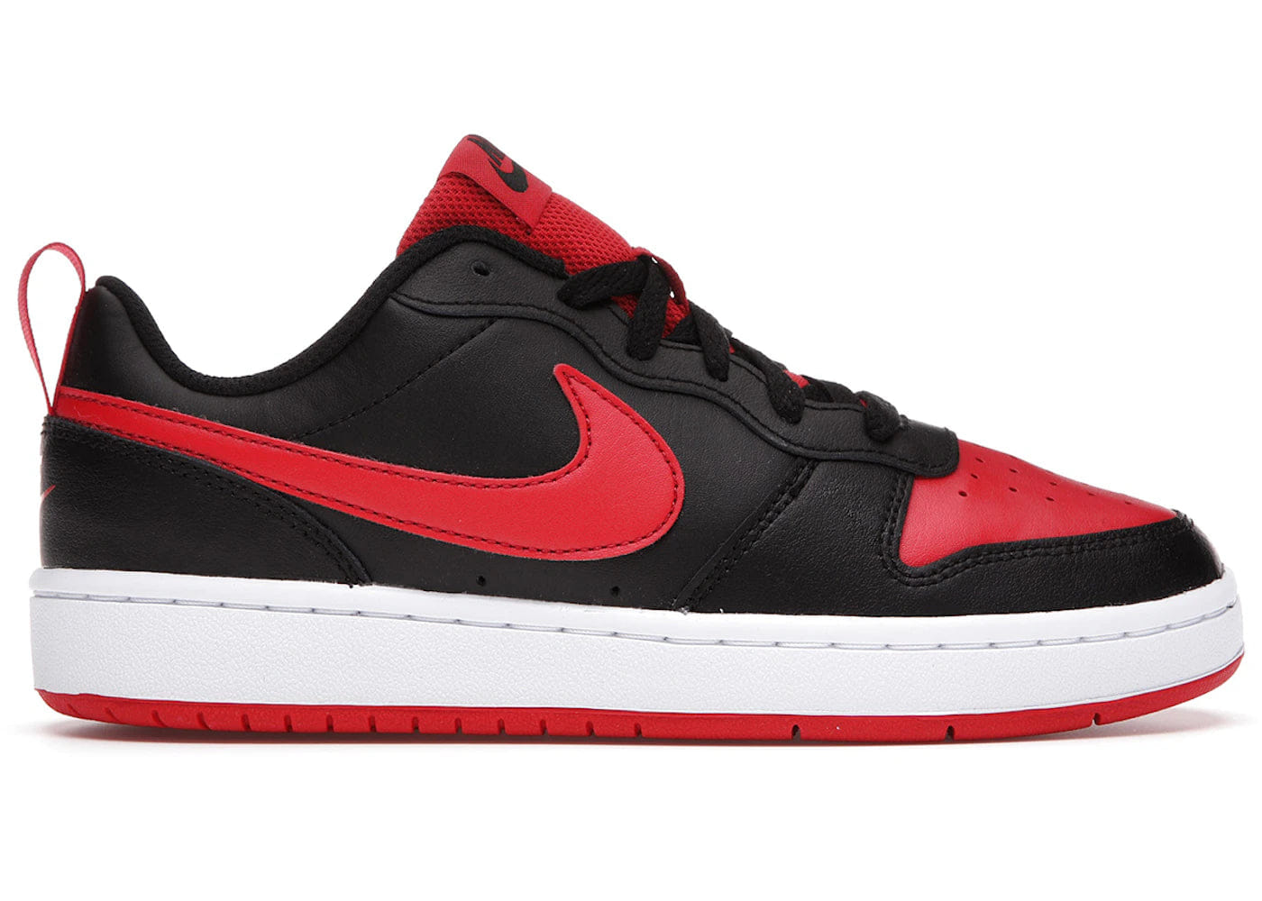 Nike Court Borough Low 2 Black University Red (Gs)