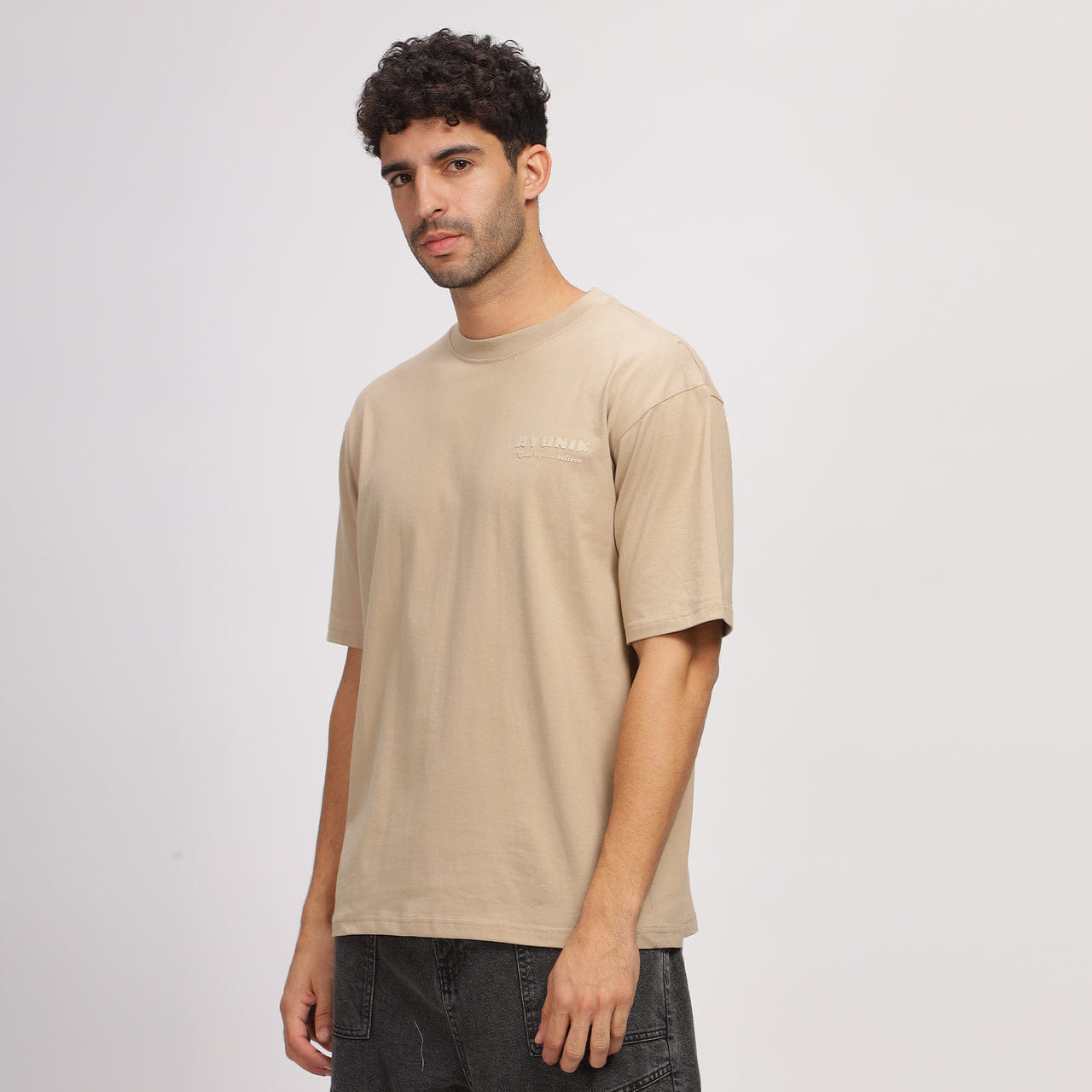 Beige Vintage T-Shirt