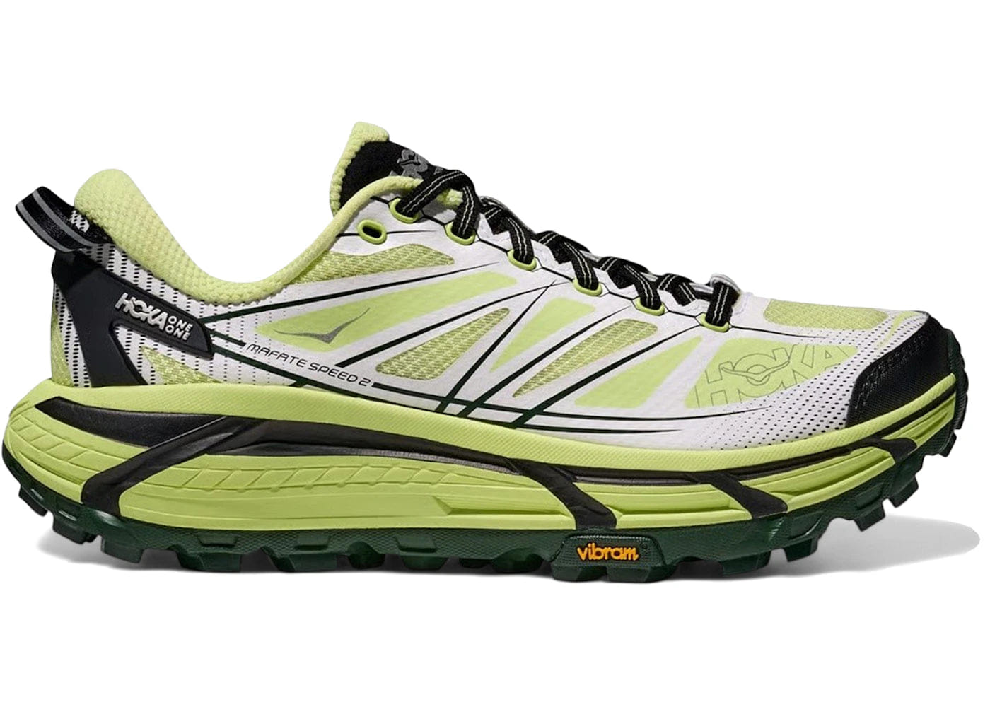 Hoka One One Mafate Speed 2 Honeydew White
