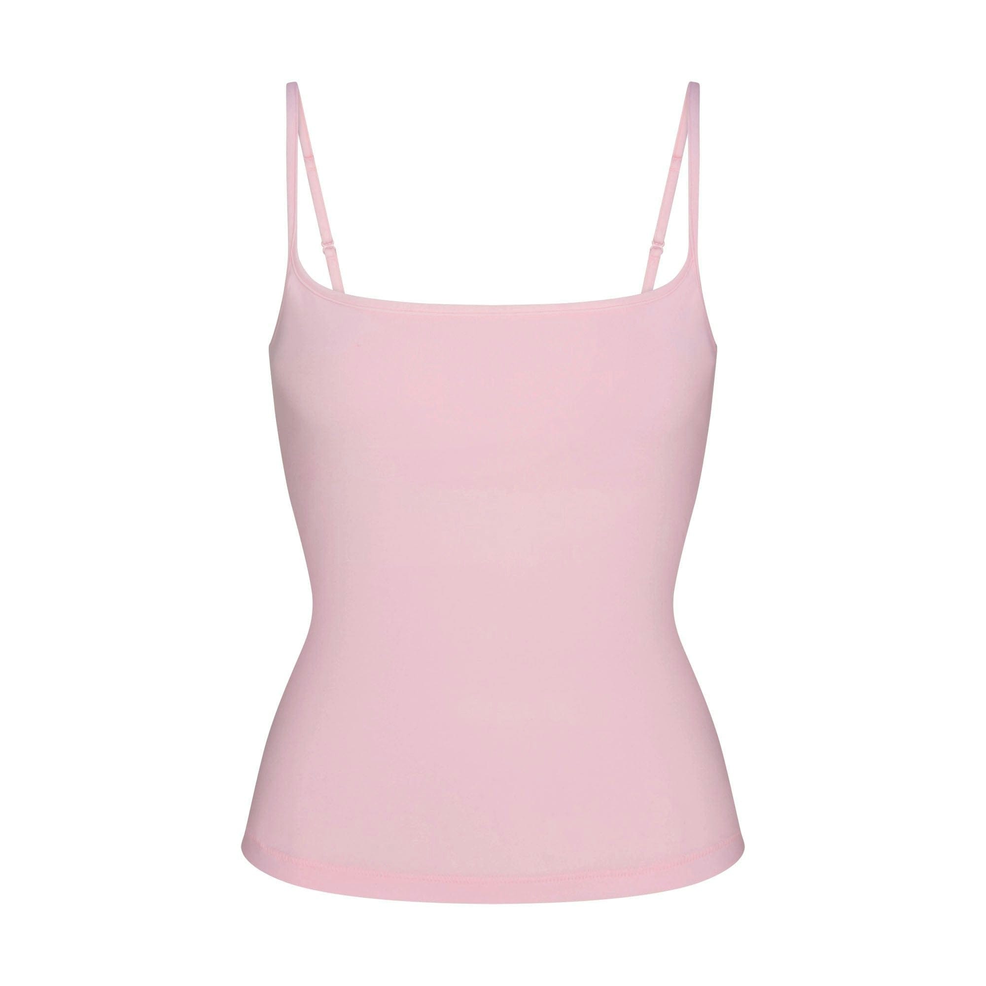 Skims Cotton Jersey Scoop Neck Cami Cherry Blossom