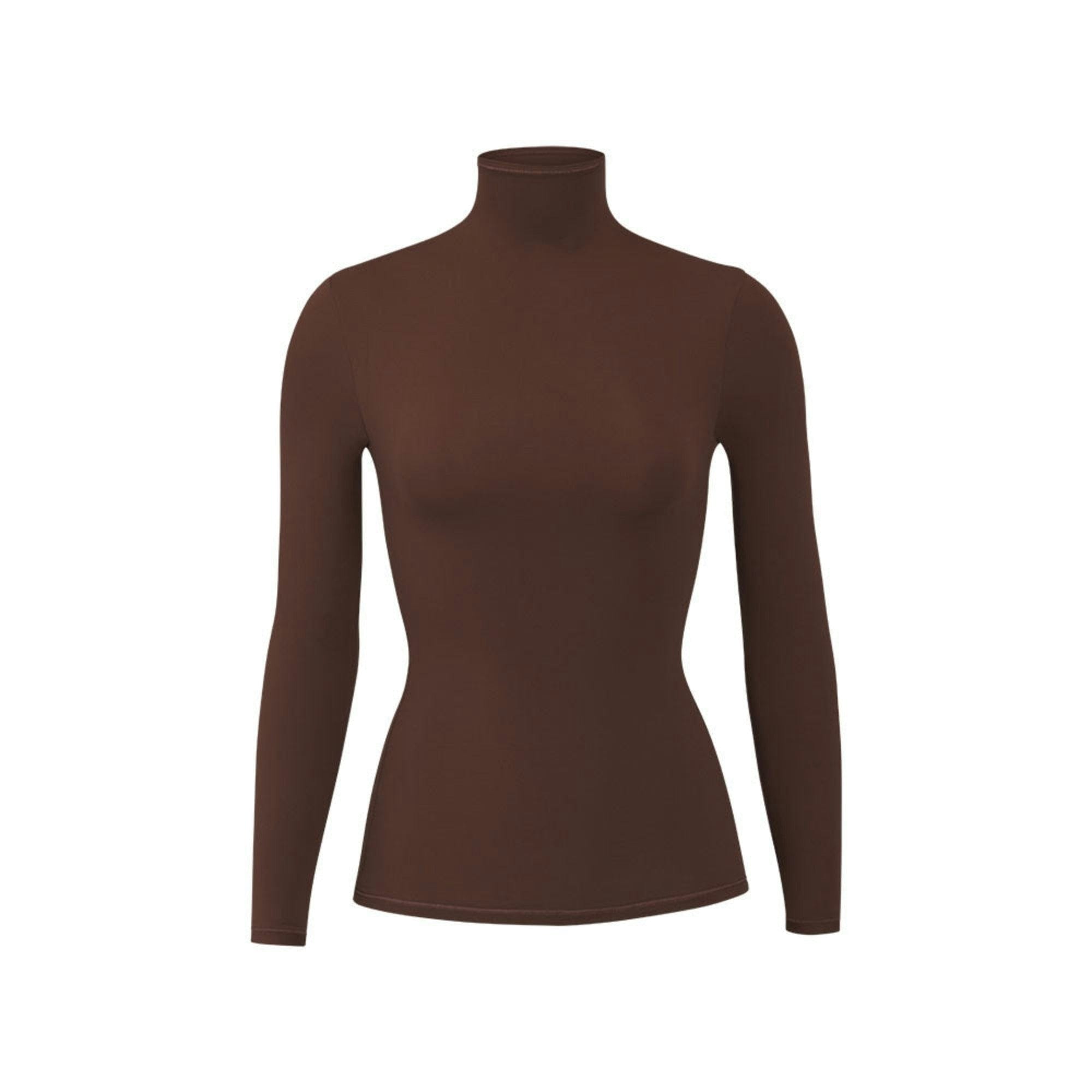 Skims Fits Everybody Turtleneck Top Cocoa