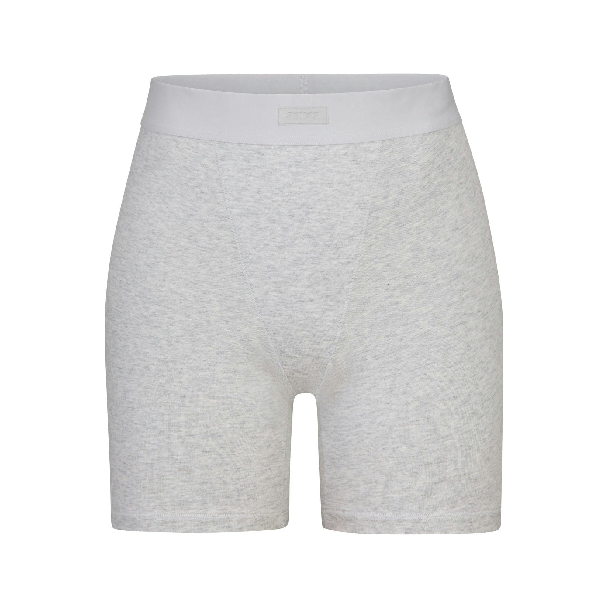 Skims Boyfriend Boxer Light Heather Grey