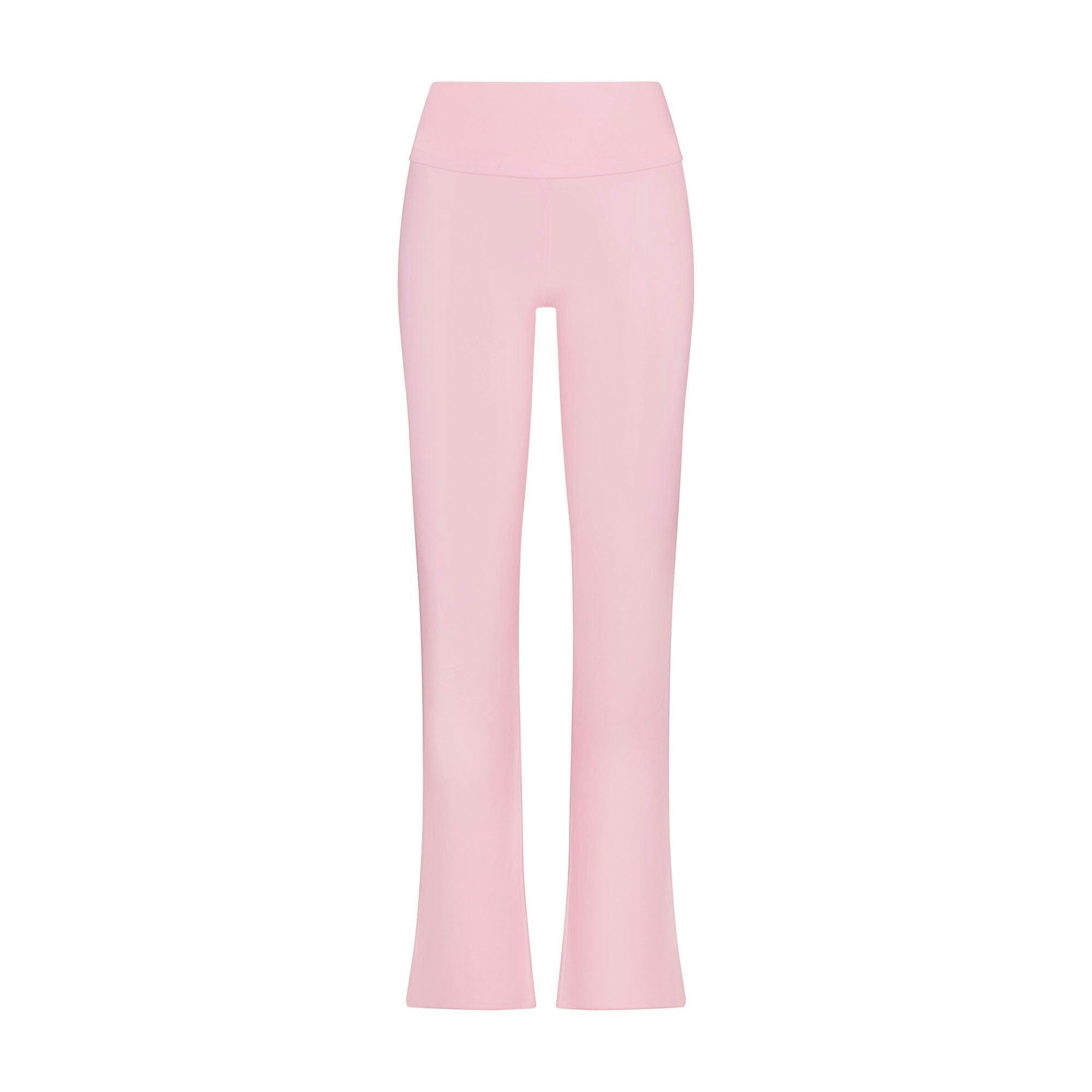 Skims Cotton Jersey Foldover Pant Cherry Blossom
