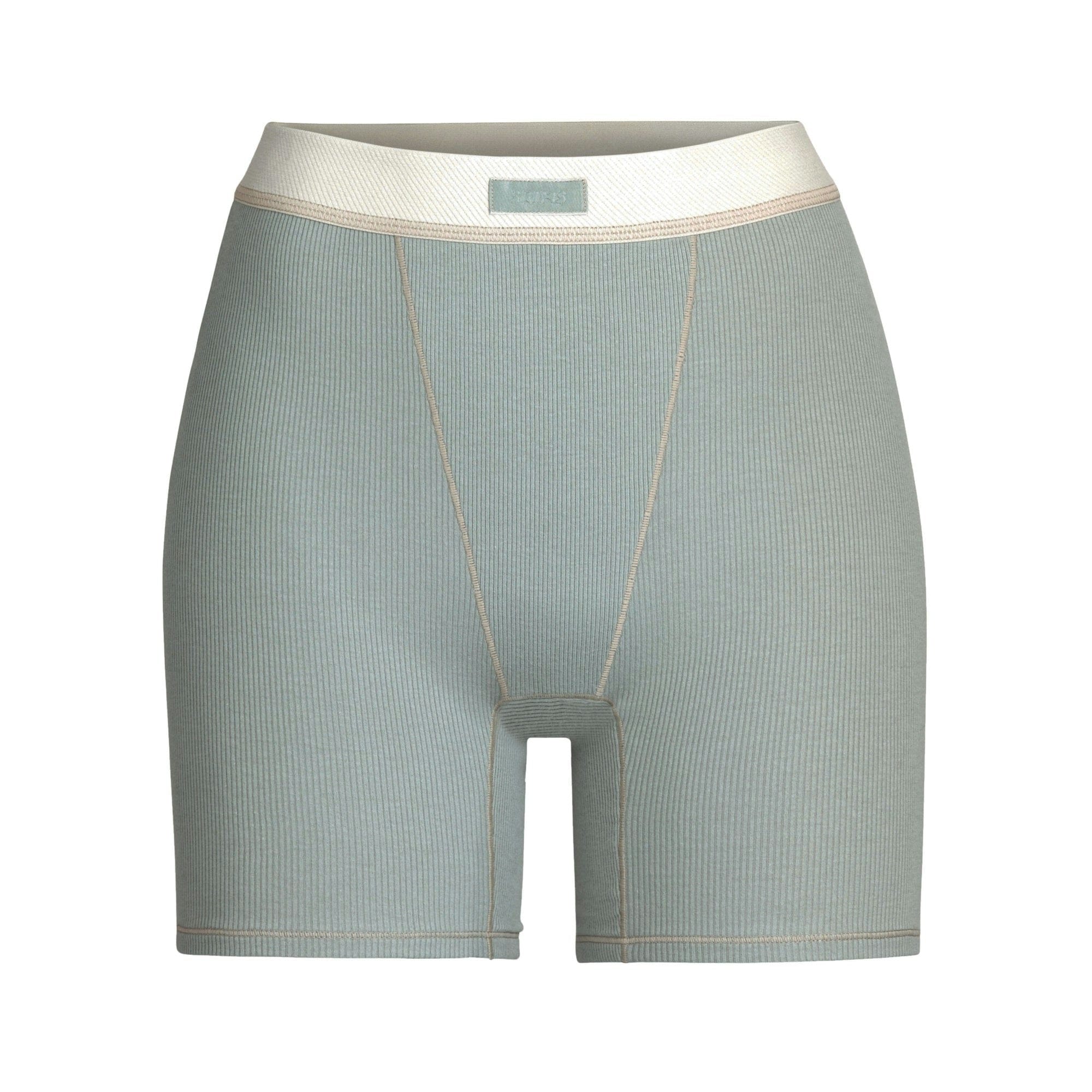Skims Cotton Rib Boxer Mineral