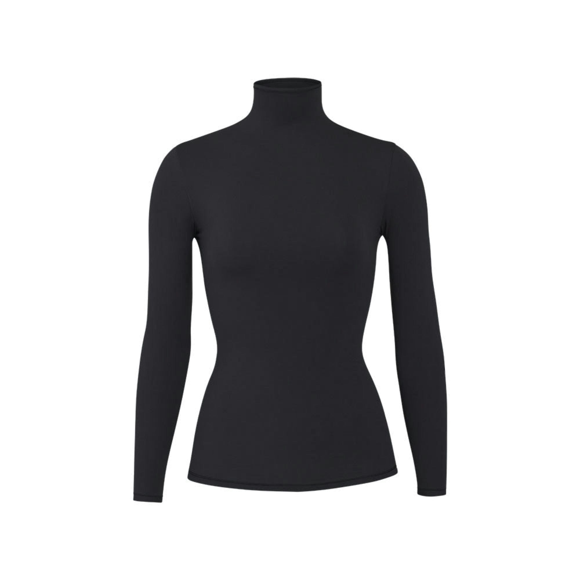 Skims Fits Everybody Turtleneck Top Onyx