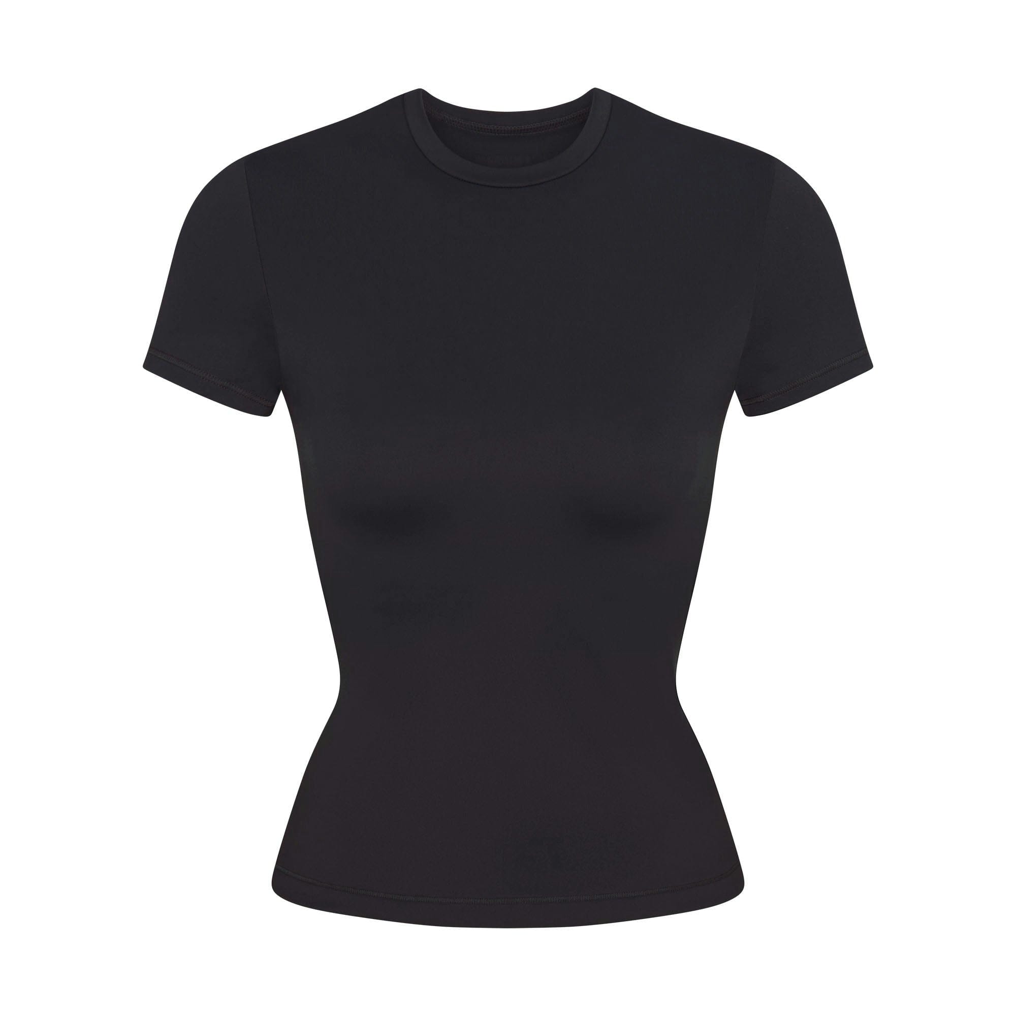 Skims Nikeskims Matte Padded Baby T-Shirt Obsidian