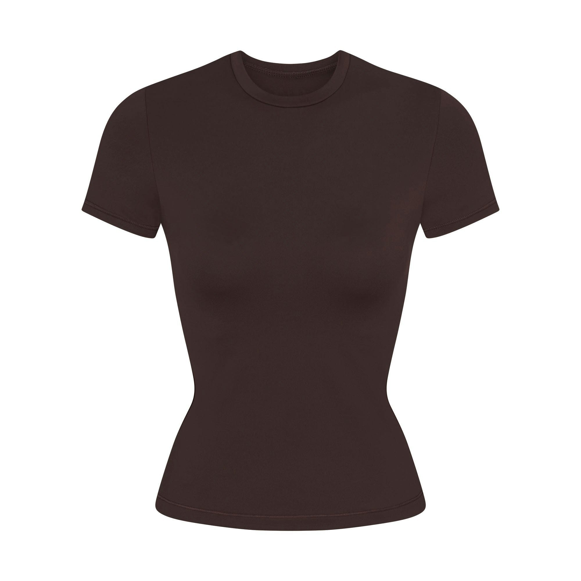 Skims Nikeskims Matte Padded Baby T-Shirt Dark Sepia