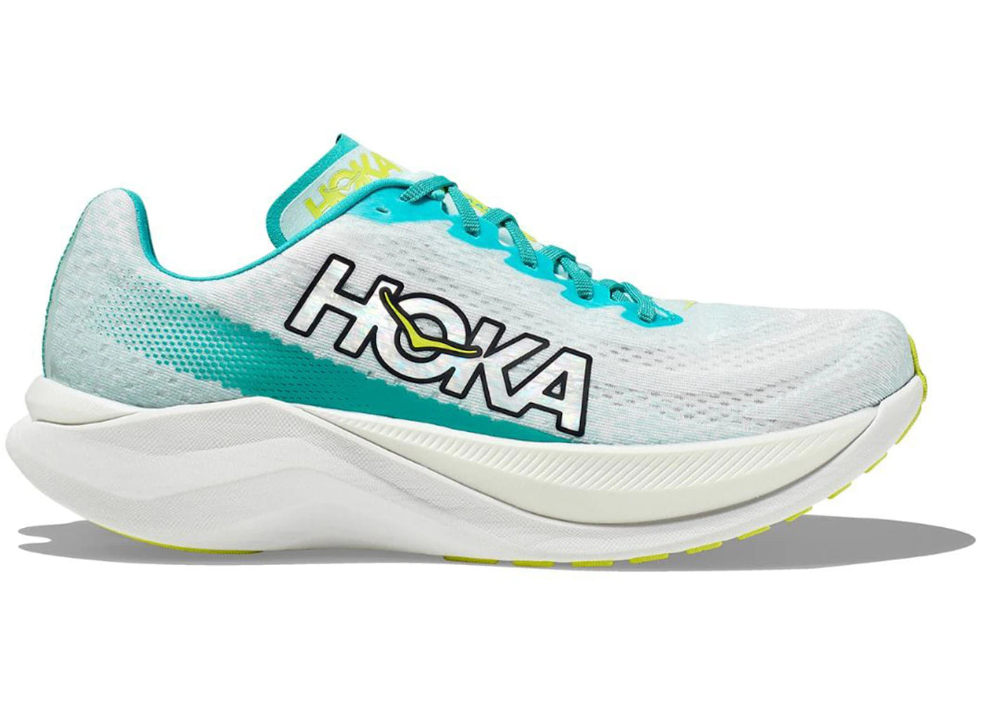 Hoka One One Mach X White Blue