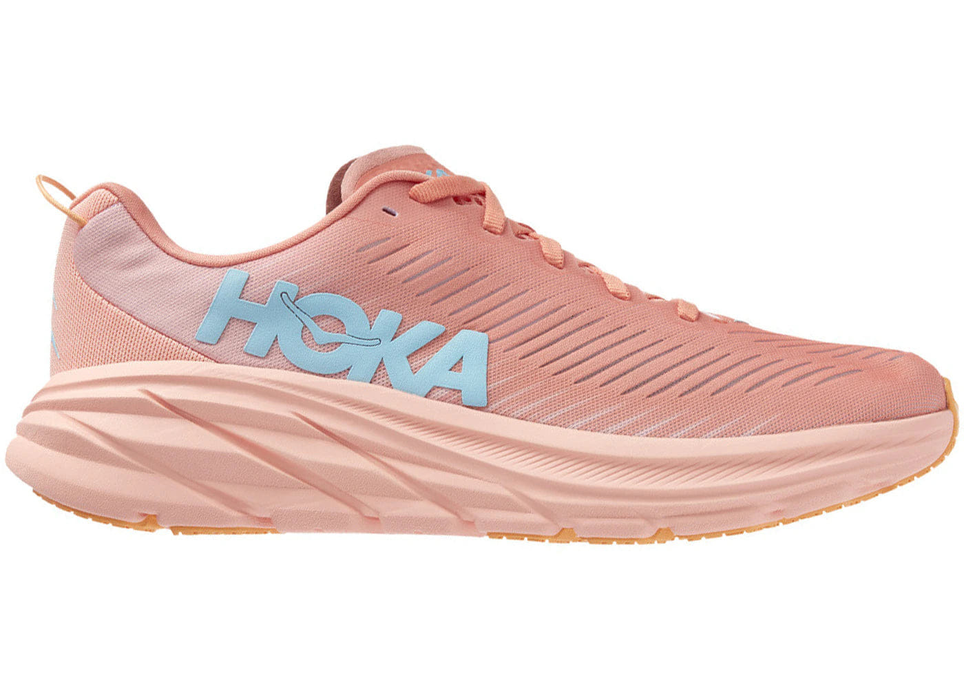 Hoka One One Rincon 3 Shell Coral Peach Womens