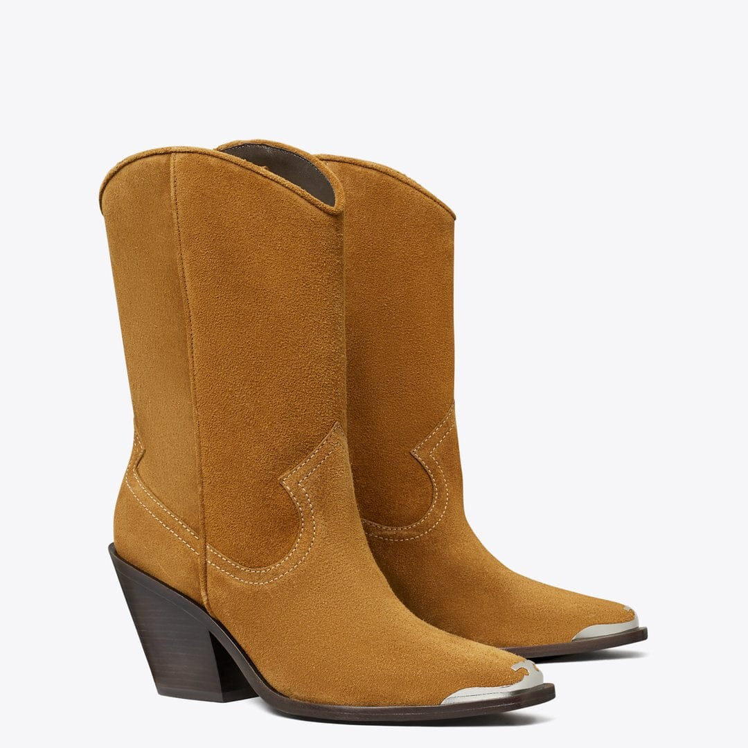 Tory Burch Western Boot TOASTED GINGER / CAPPUCINO