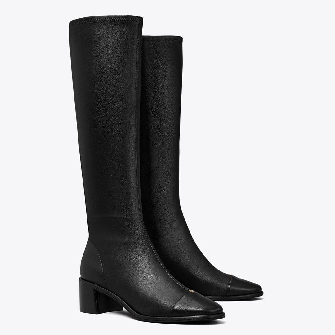 Tory Burch Cap - Toe Knee - High Boot PERFECT BLACK