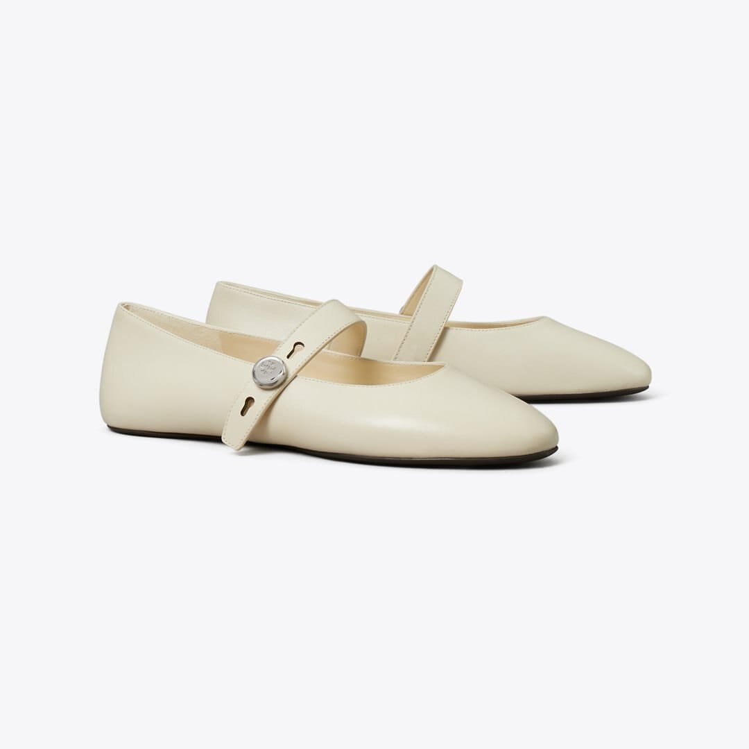 Tory Burch Romy Mary Jane LIGHT CREAM