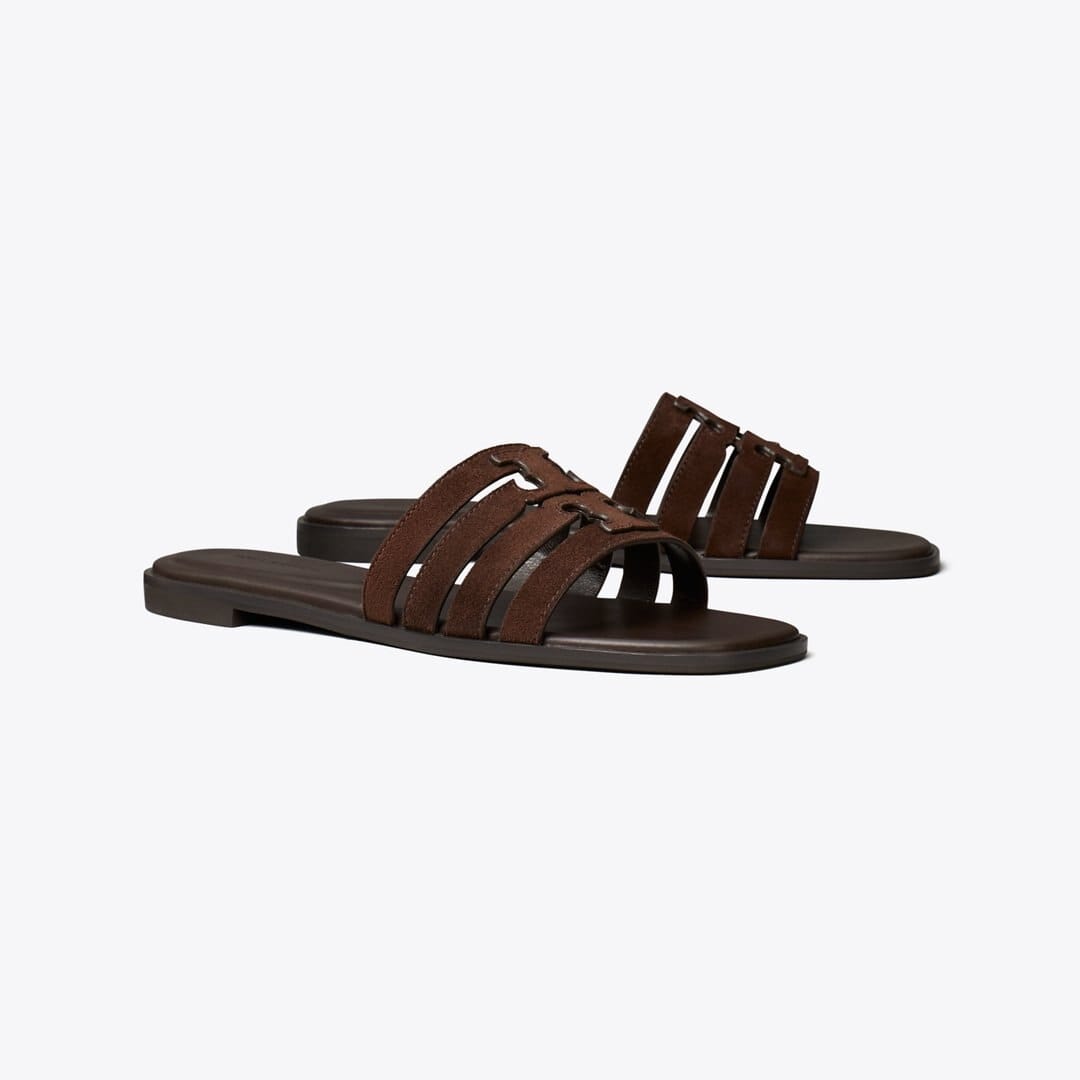 Tory Burch Ines Slide DARK COCOA / DARK COCOA