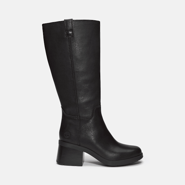 Timberland Bellevaux Tall Boot Black Full-Grain Women'S
