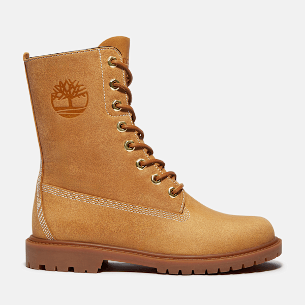 Timberland Premium 8-Inch Waterproof Boot Wheat Full-Grain Women'S