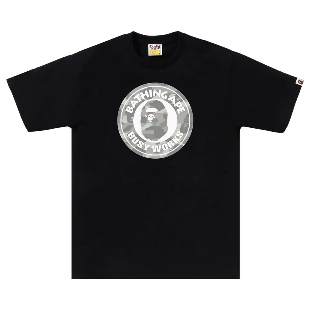 BAPE City Camo Busy Works T-Shirt Black