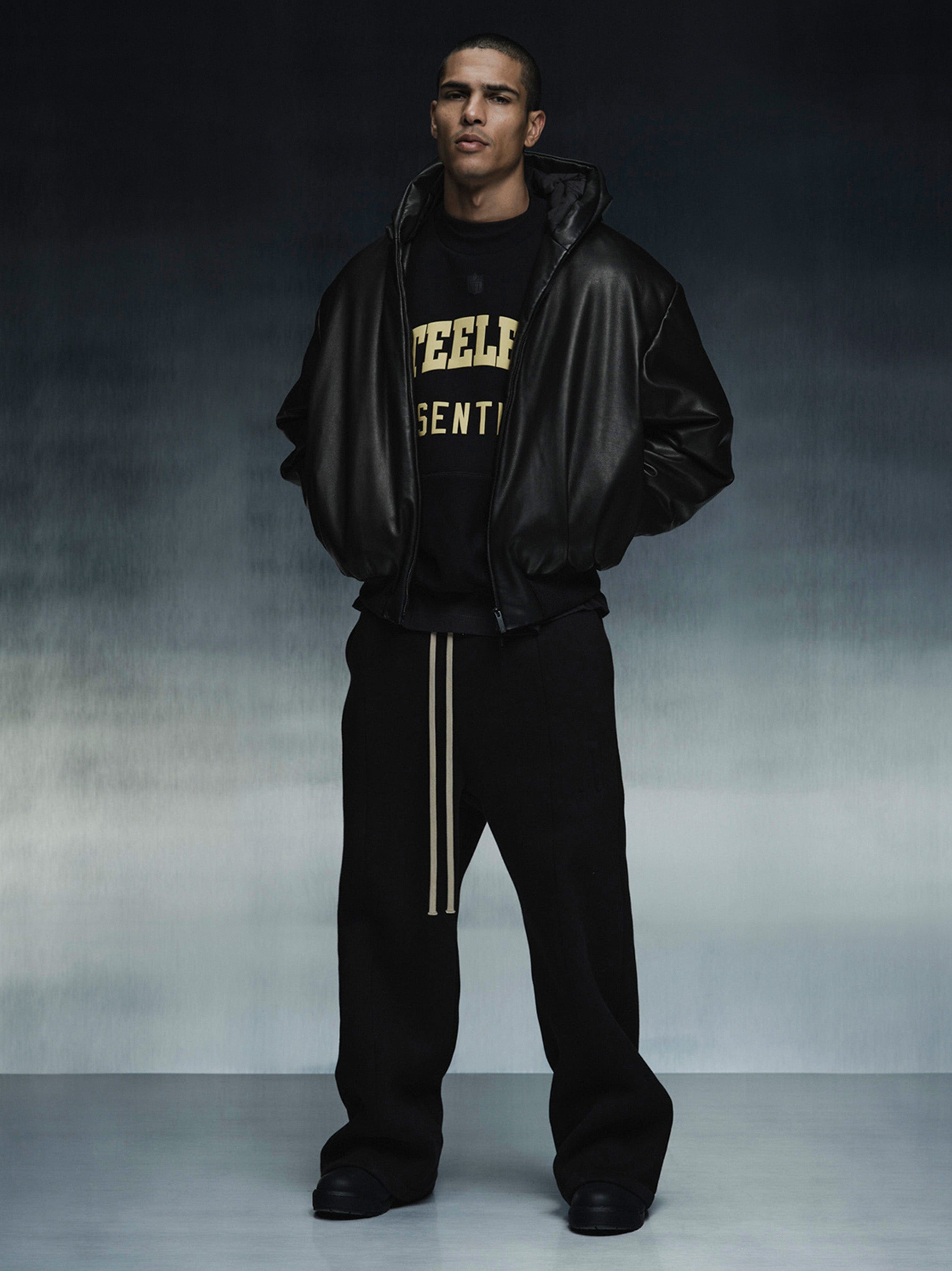 Essentials Steelers Sport Crewneck Black