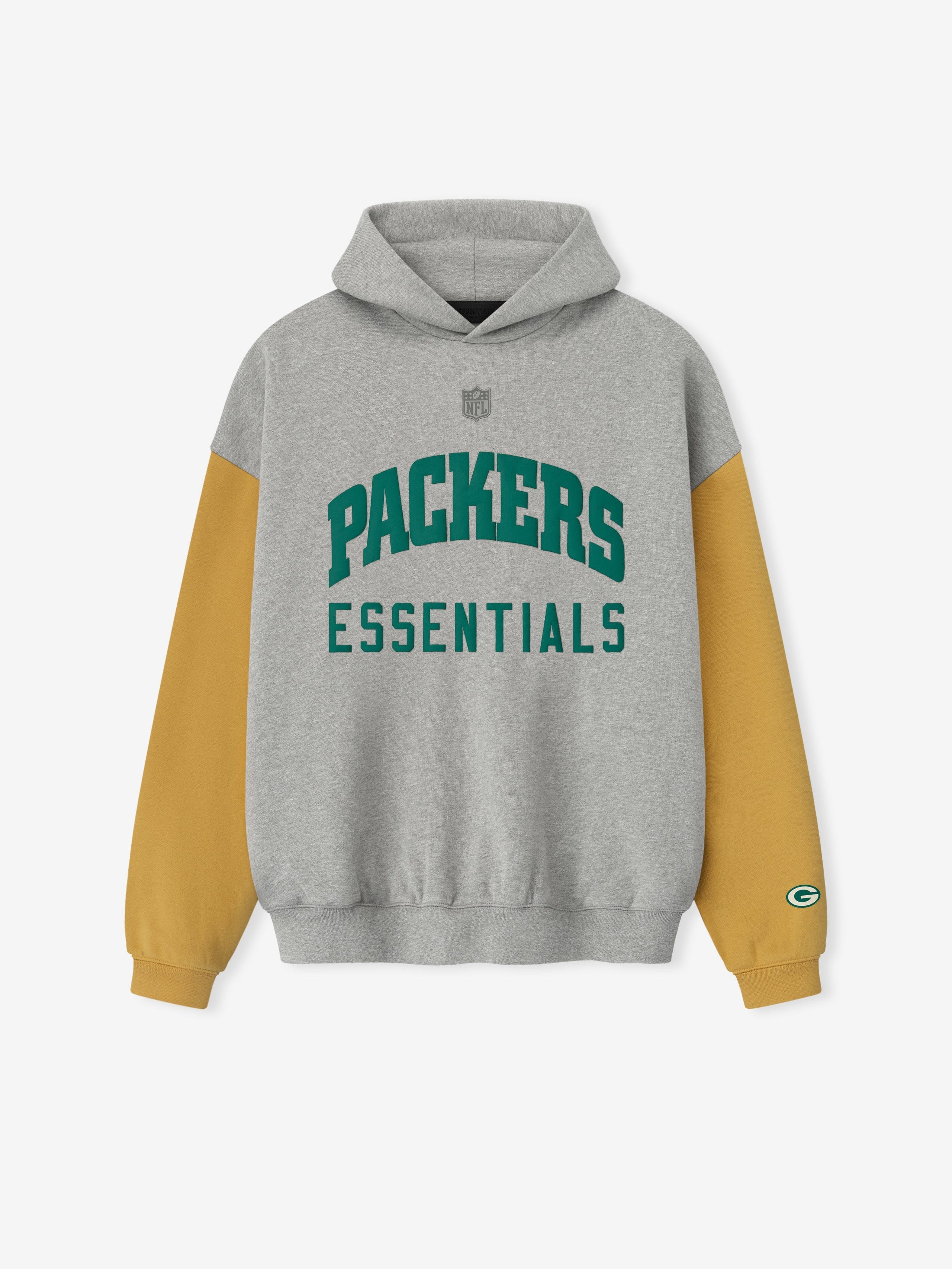 Essentials Packers Sport Hoodie Concrete Heather/Canyon