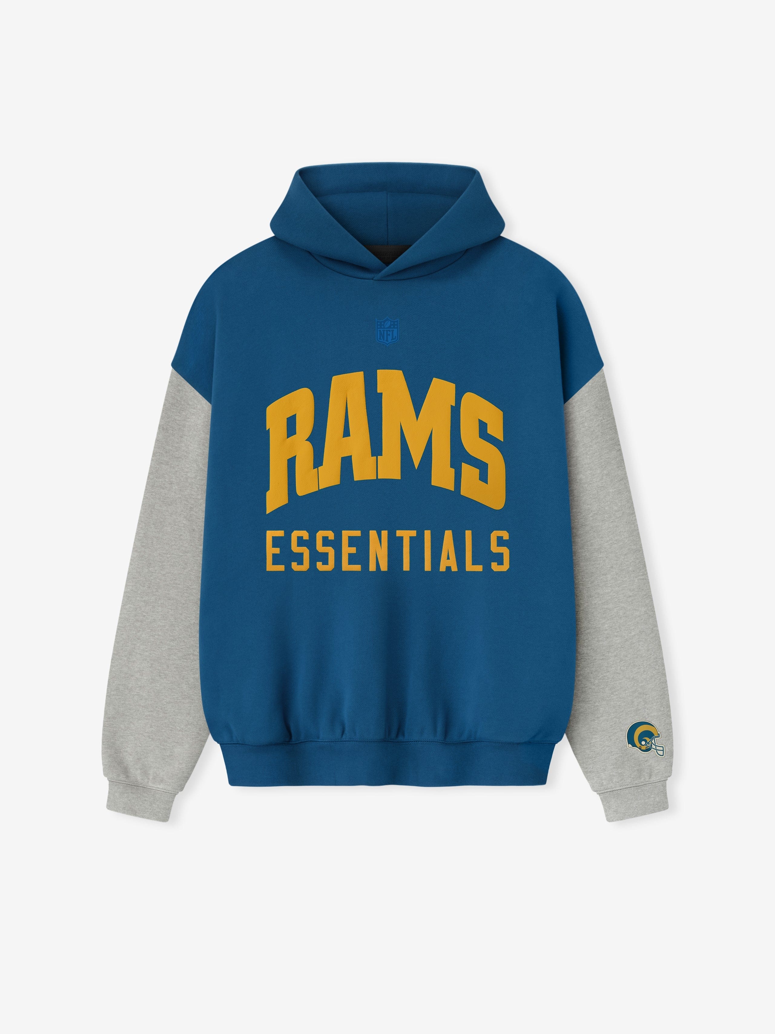 Essentials Rams Sport Hoodie Blue Sapphire / Concrete Heather