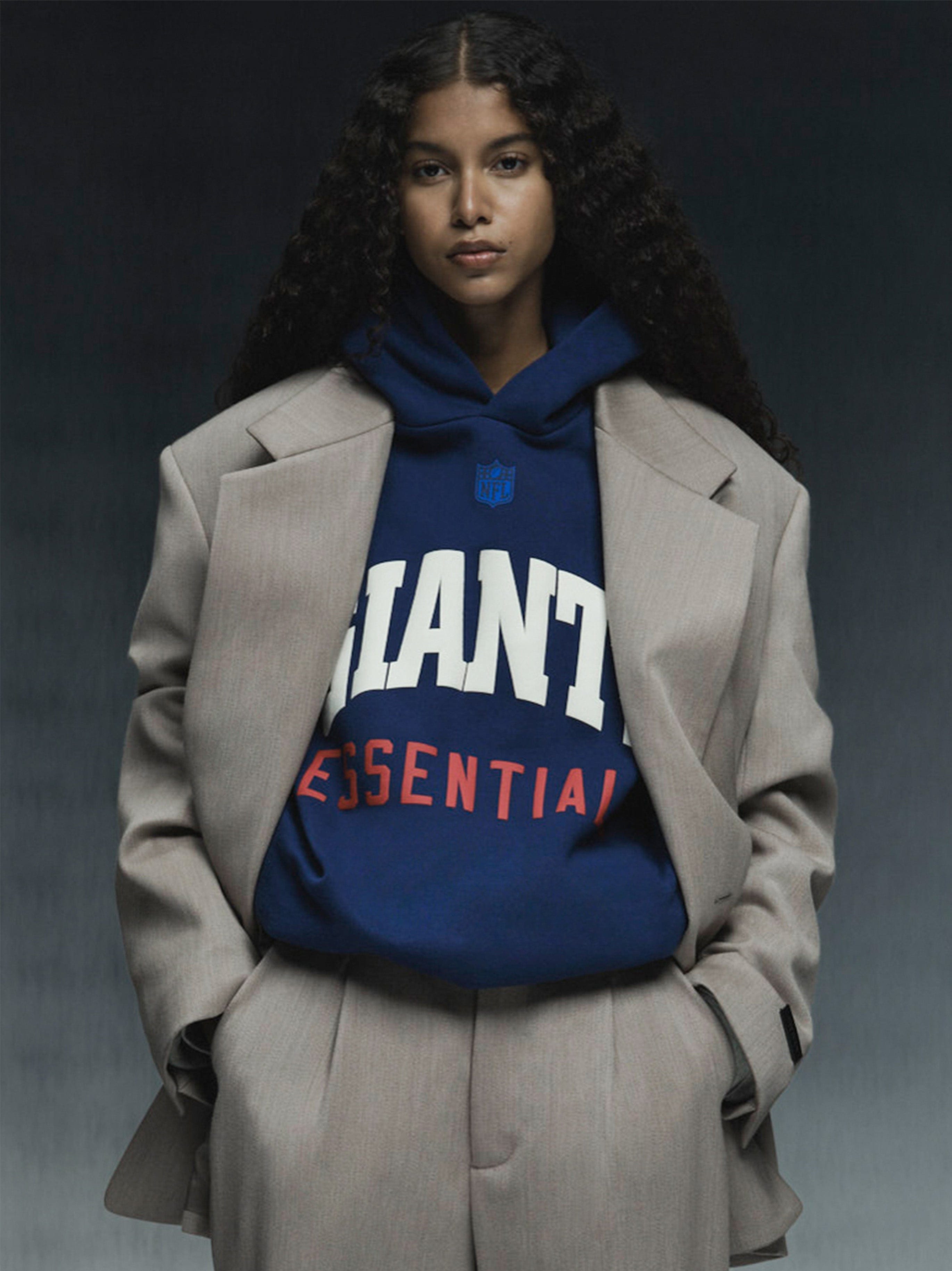 Essentials Giants Sport Hoodie Blue Estate/ Concrete Heather