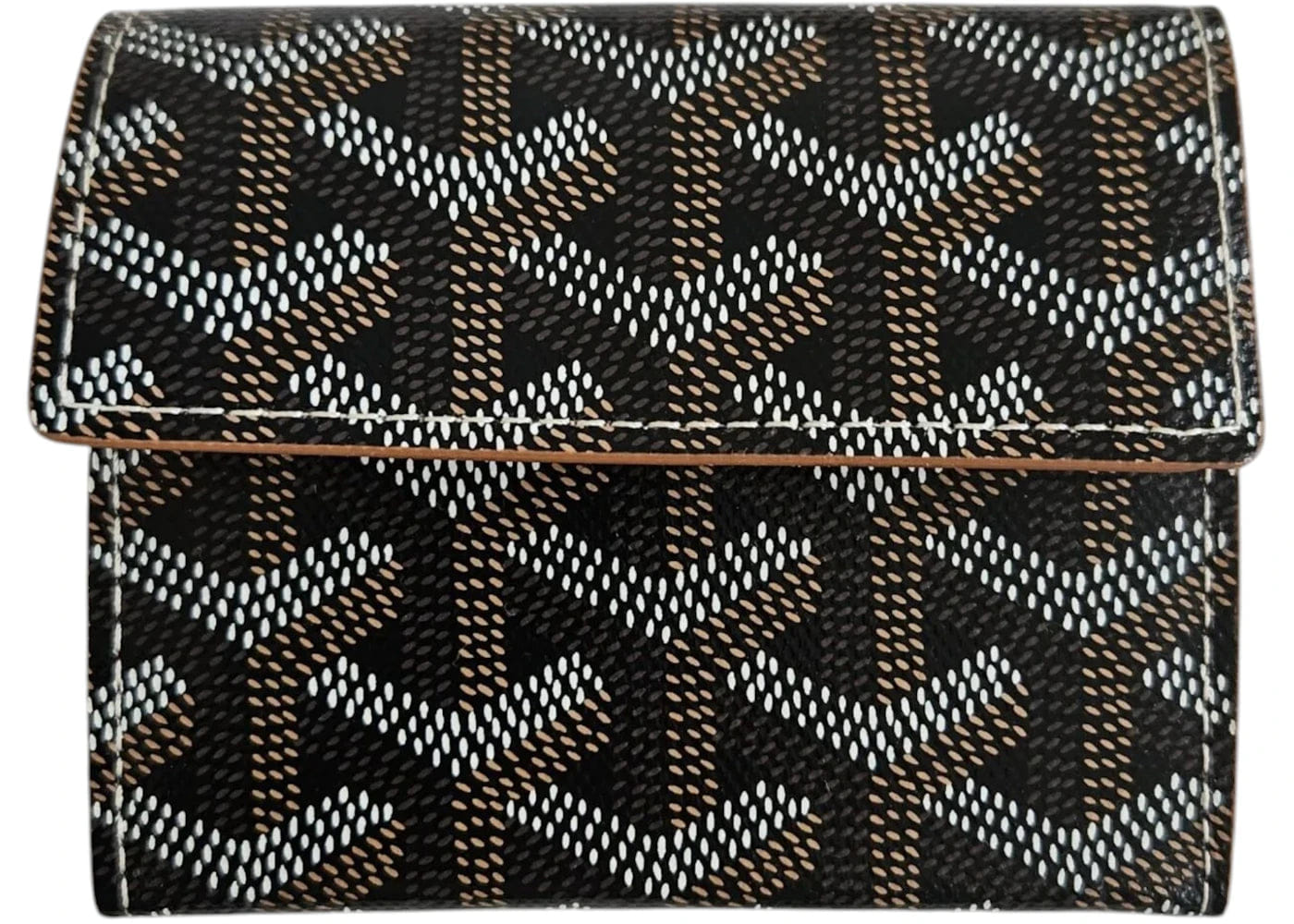 Goyard Marigny Wallet Black/Tan