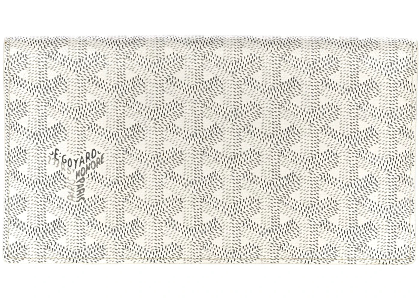 Goyard Richelieu Wallet Goyardine White