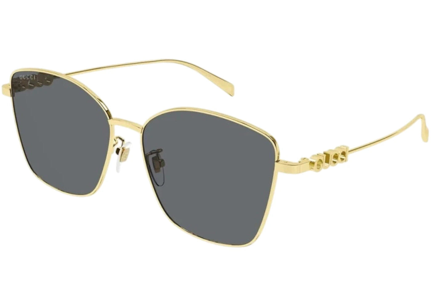 Gucci Butterfly Sunglasses Gold Grey Gg1805Sa - 001