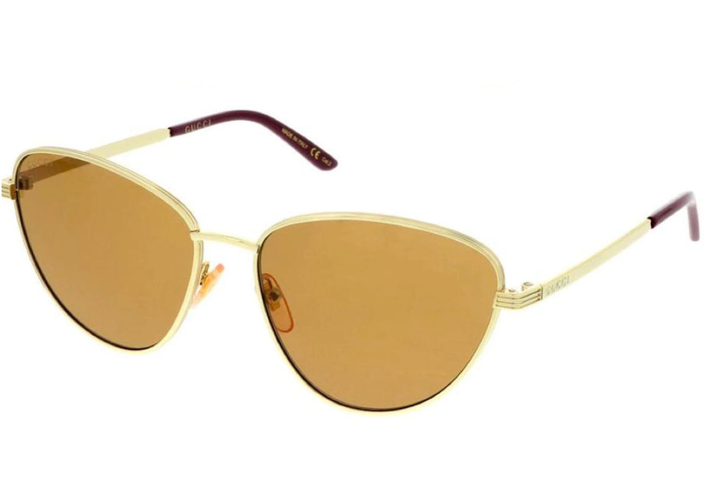 Gucci Cat Eye Sunglasses Gold Gg0803S - 002 - 58